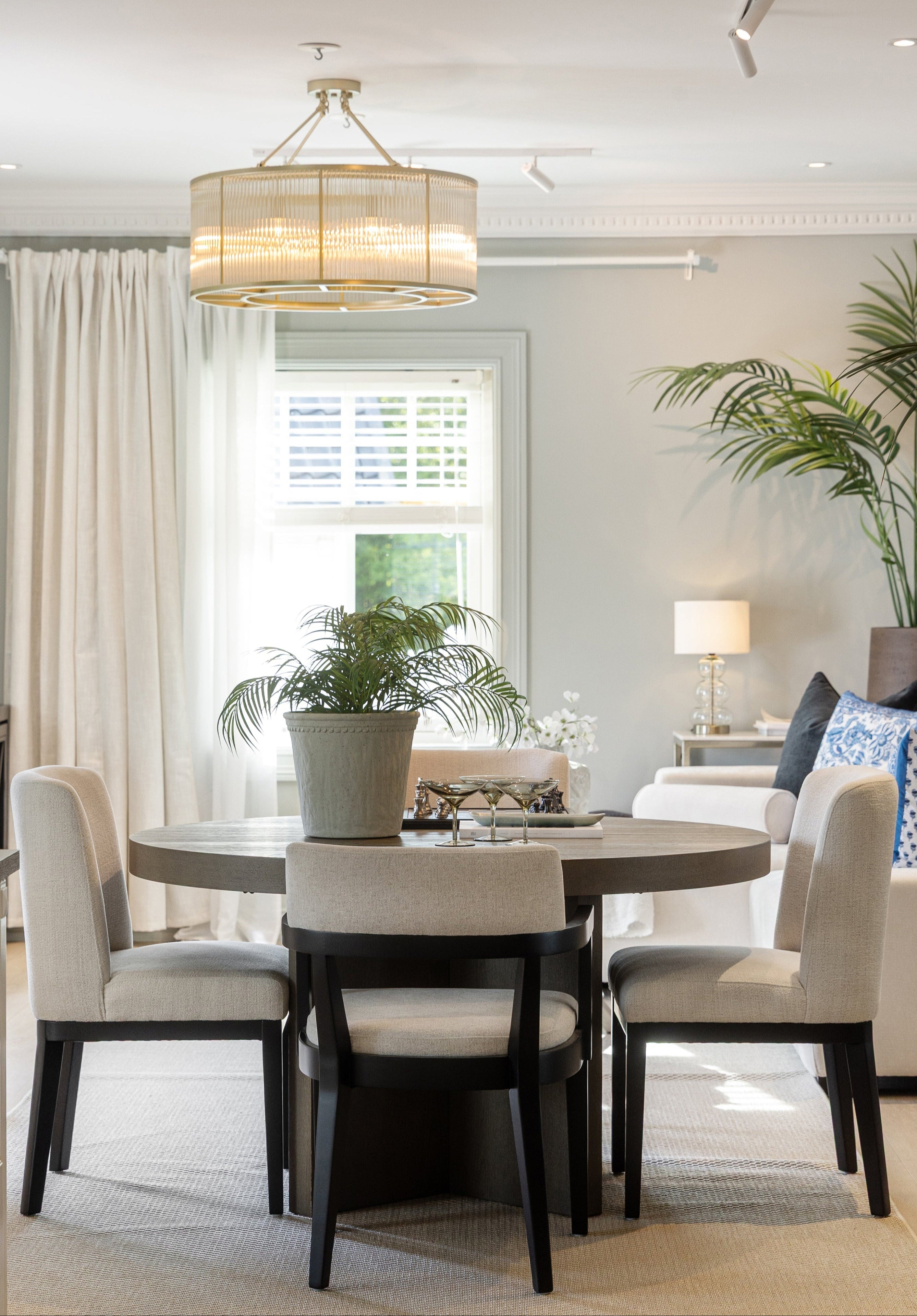 Taklampe Key West (Champagne)