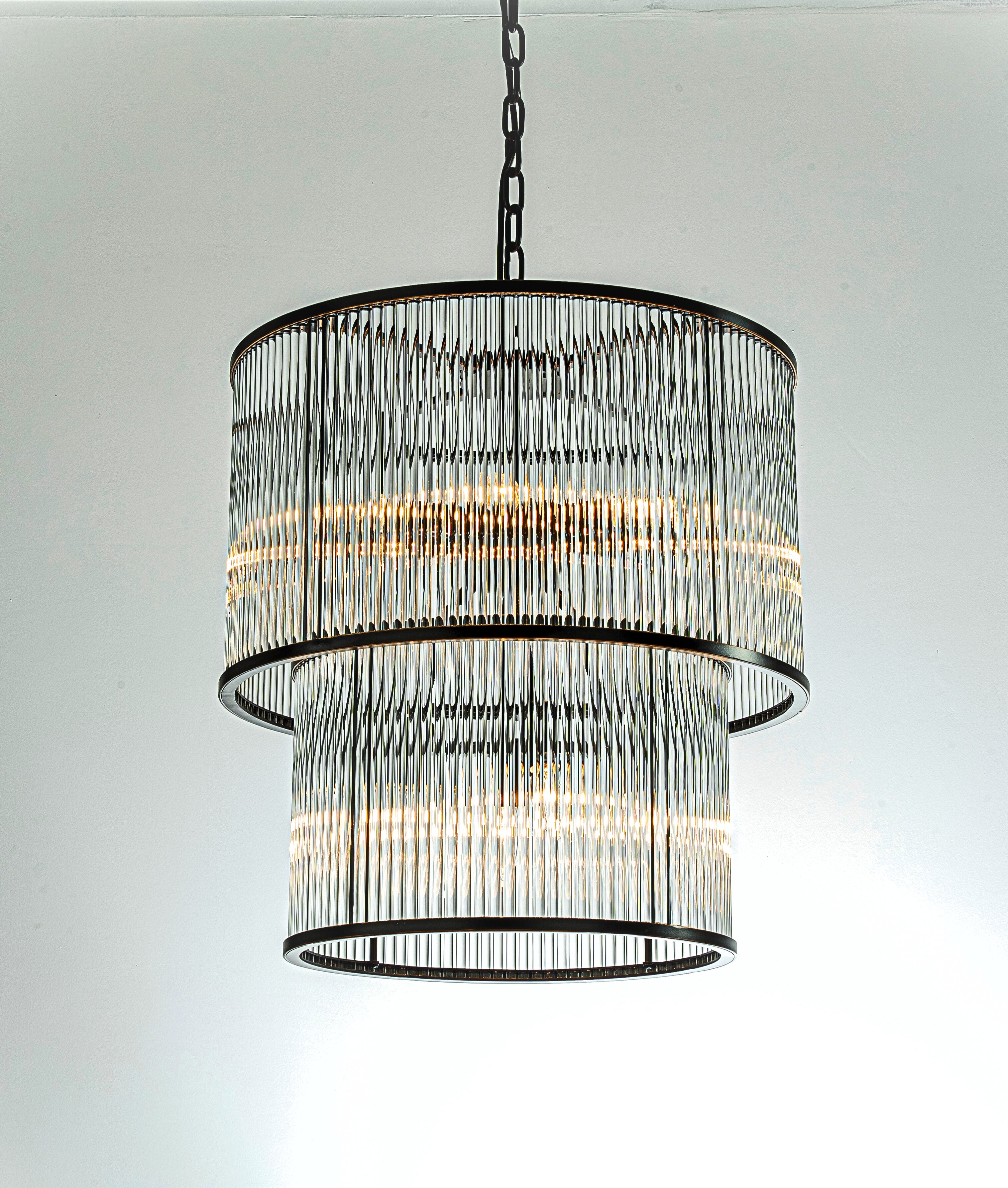Taklampe Phoenix (Dempet Sort)