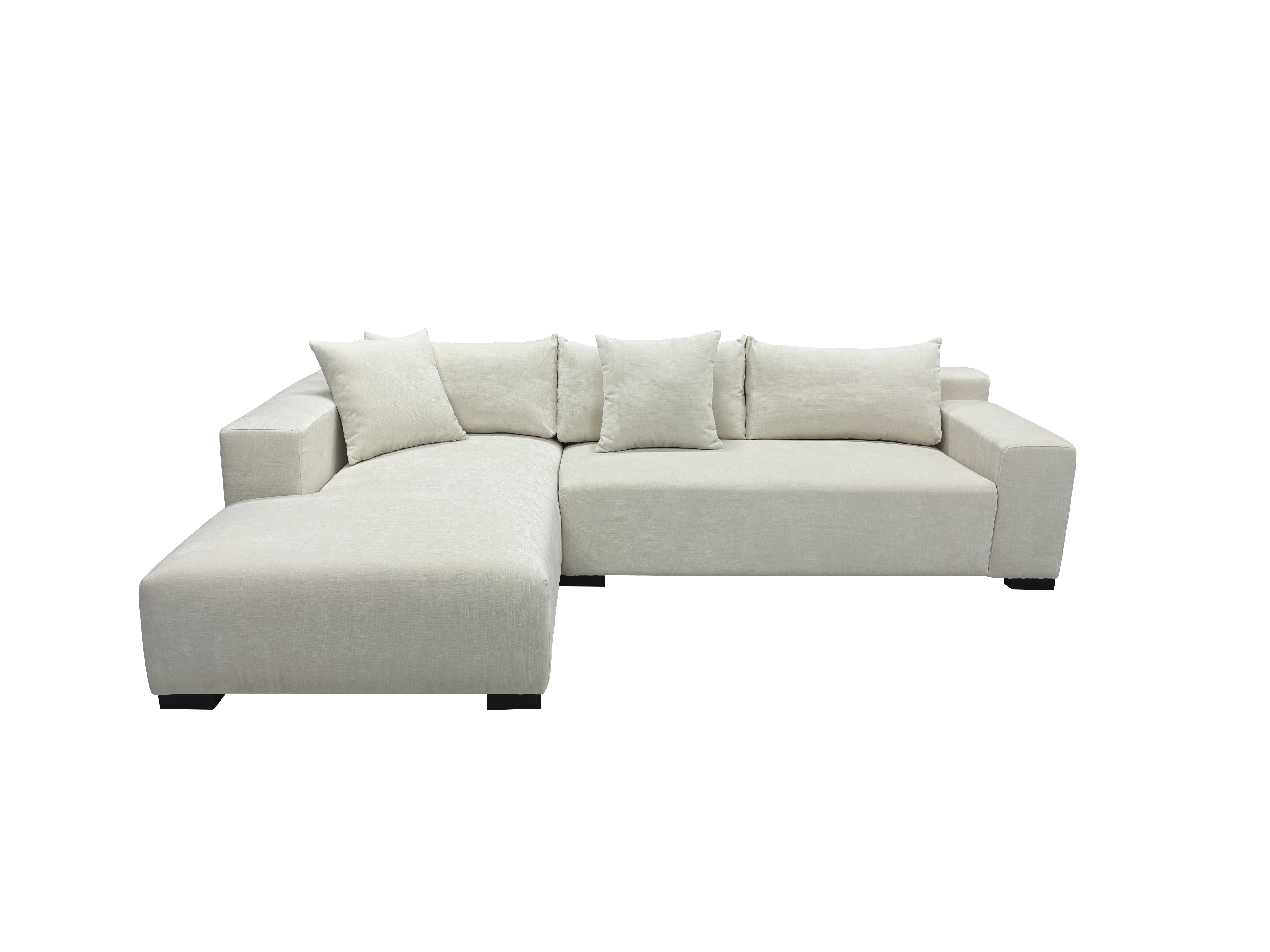 Milano Lounge Sofa m/ Sjeselong Høyre (Vanilla)