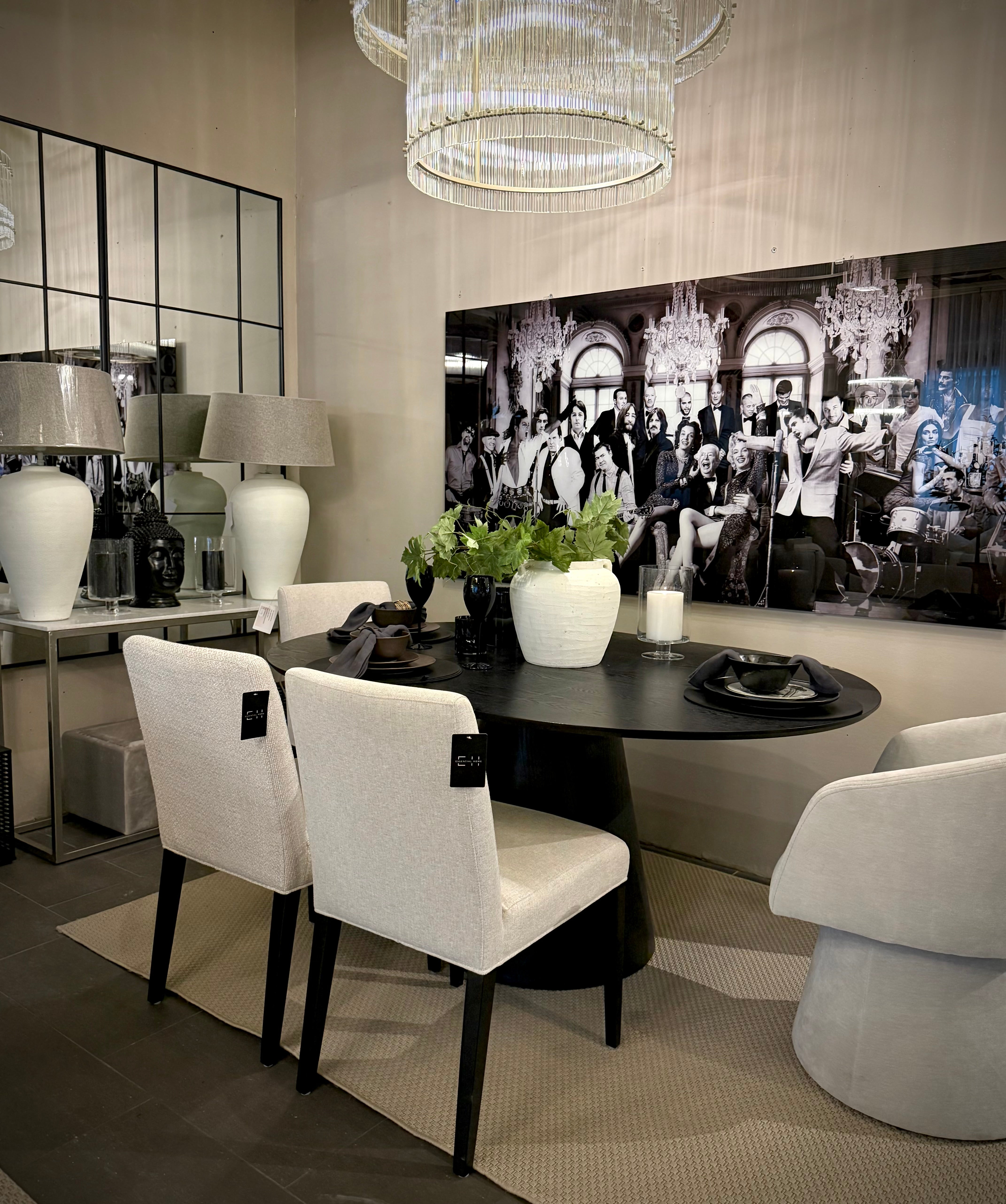 Madrid Spisebord m/ illeggsplate (120*165)