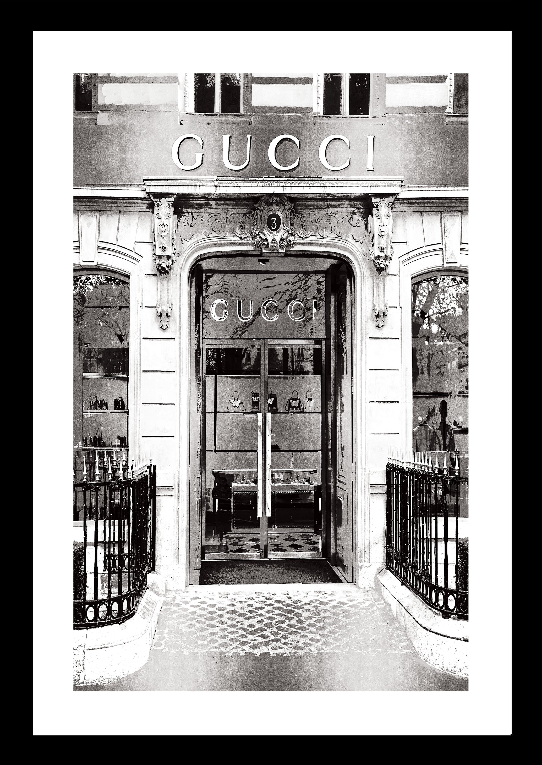 Welcome to Gucci m/ Sort Ramme (103*73)