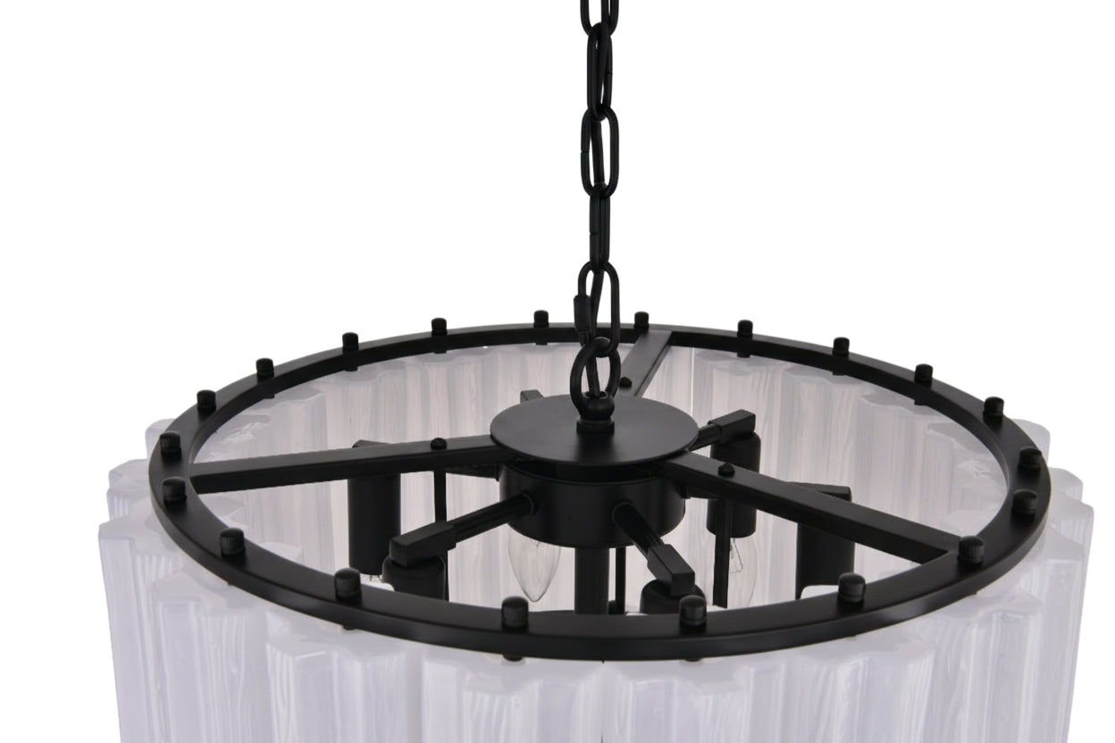 Riviera Lyskrone Hvitt glass (Medium)