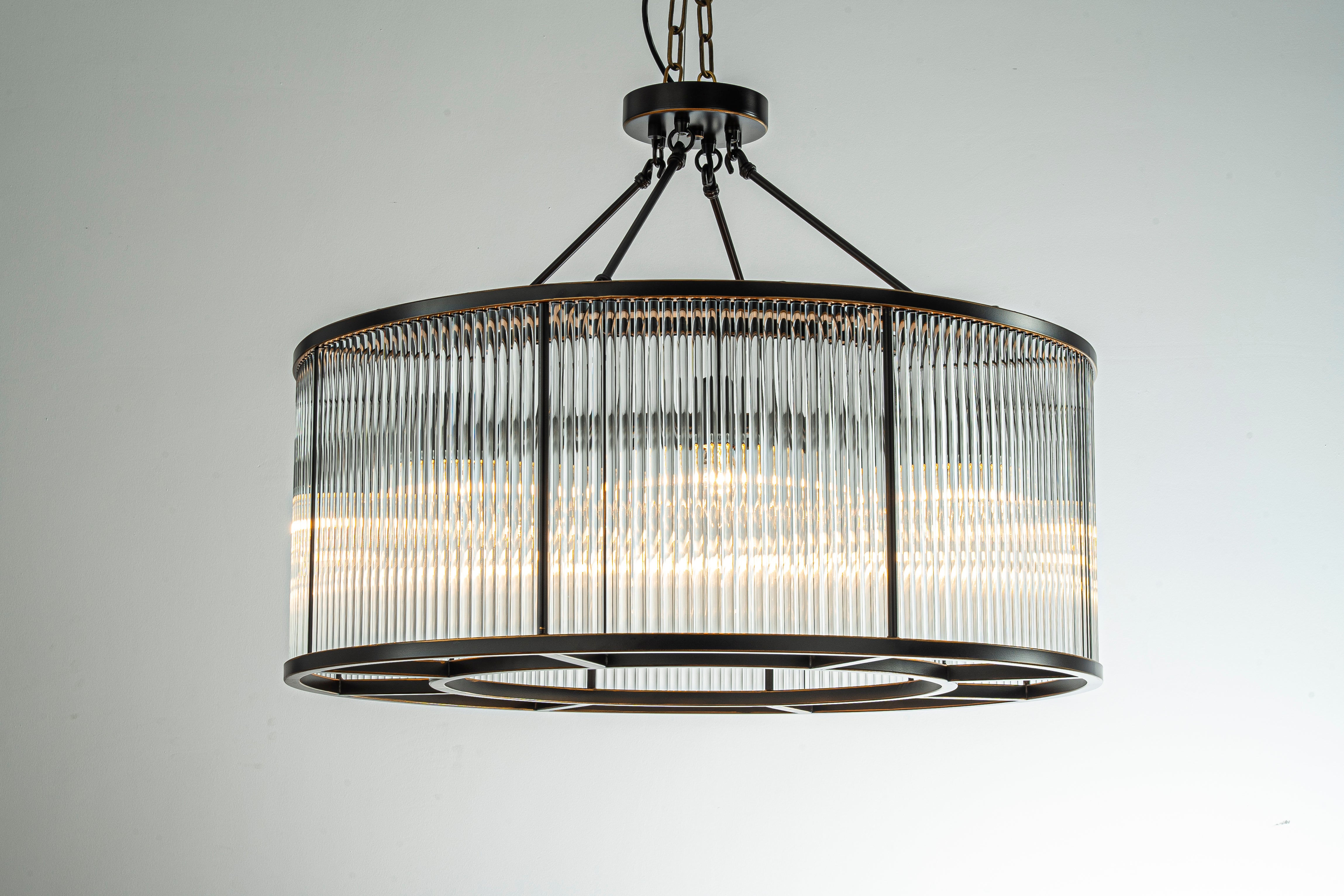 Taklampe Key West (Dempet Sort)