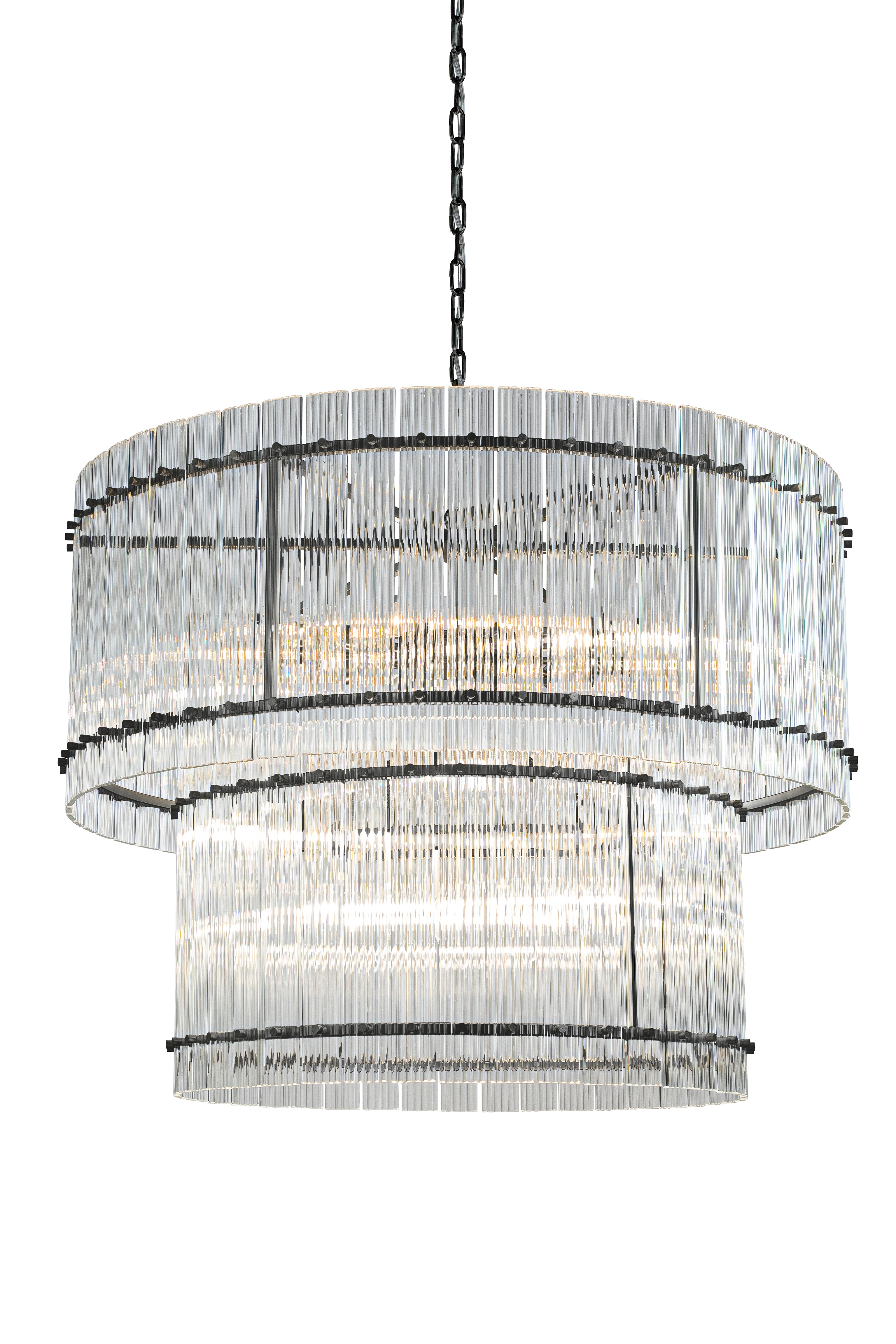 Taklampe San Diego (Dempet Sort)