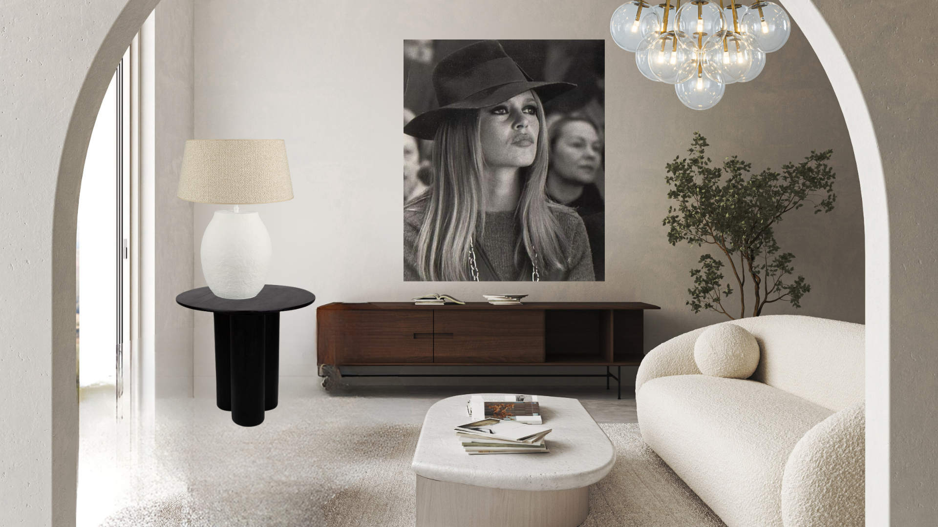 Empire Sidebord (Ø60 cm)