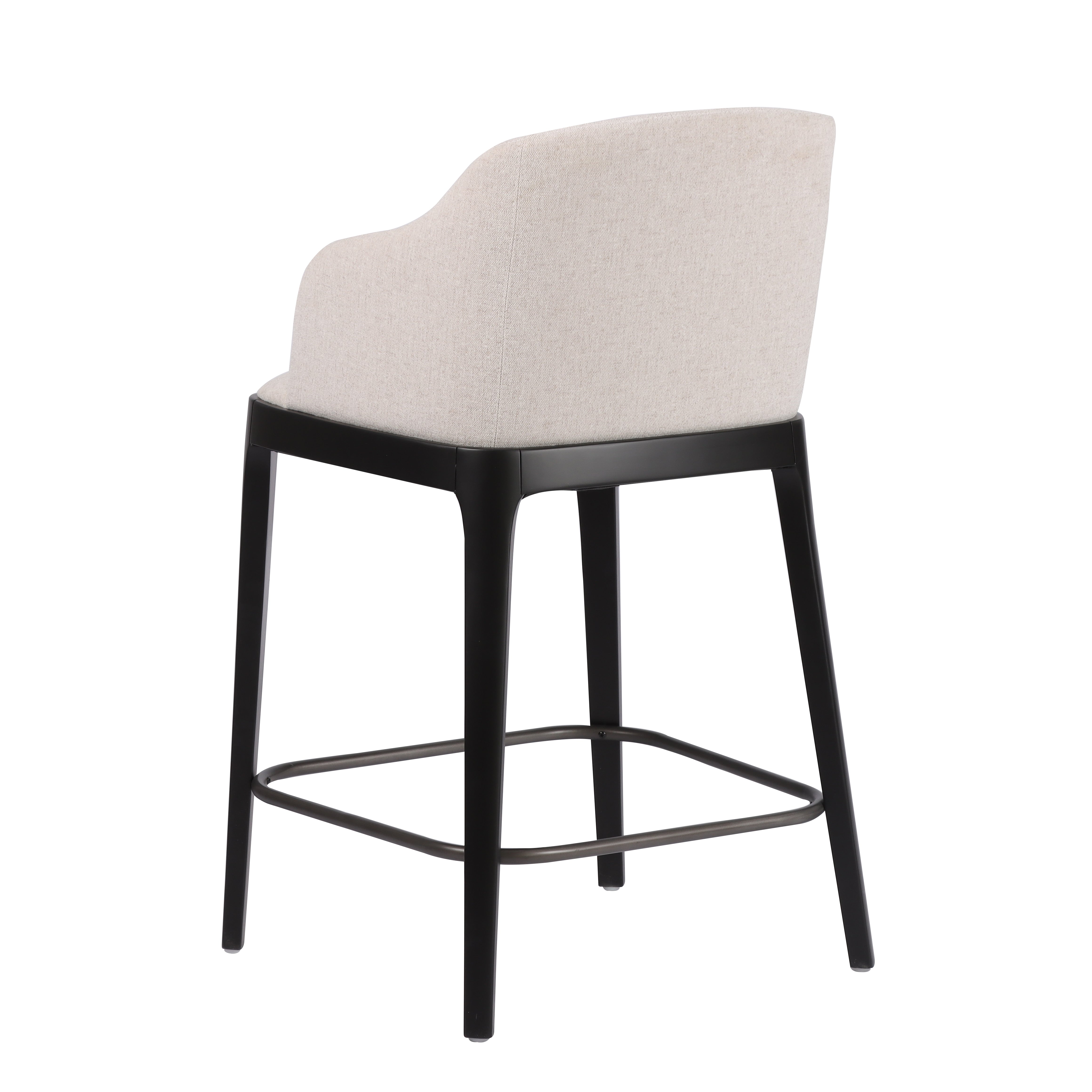 Lincoln Barstol (Beige Breezer/Svart)