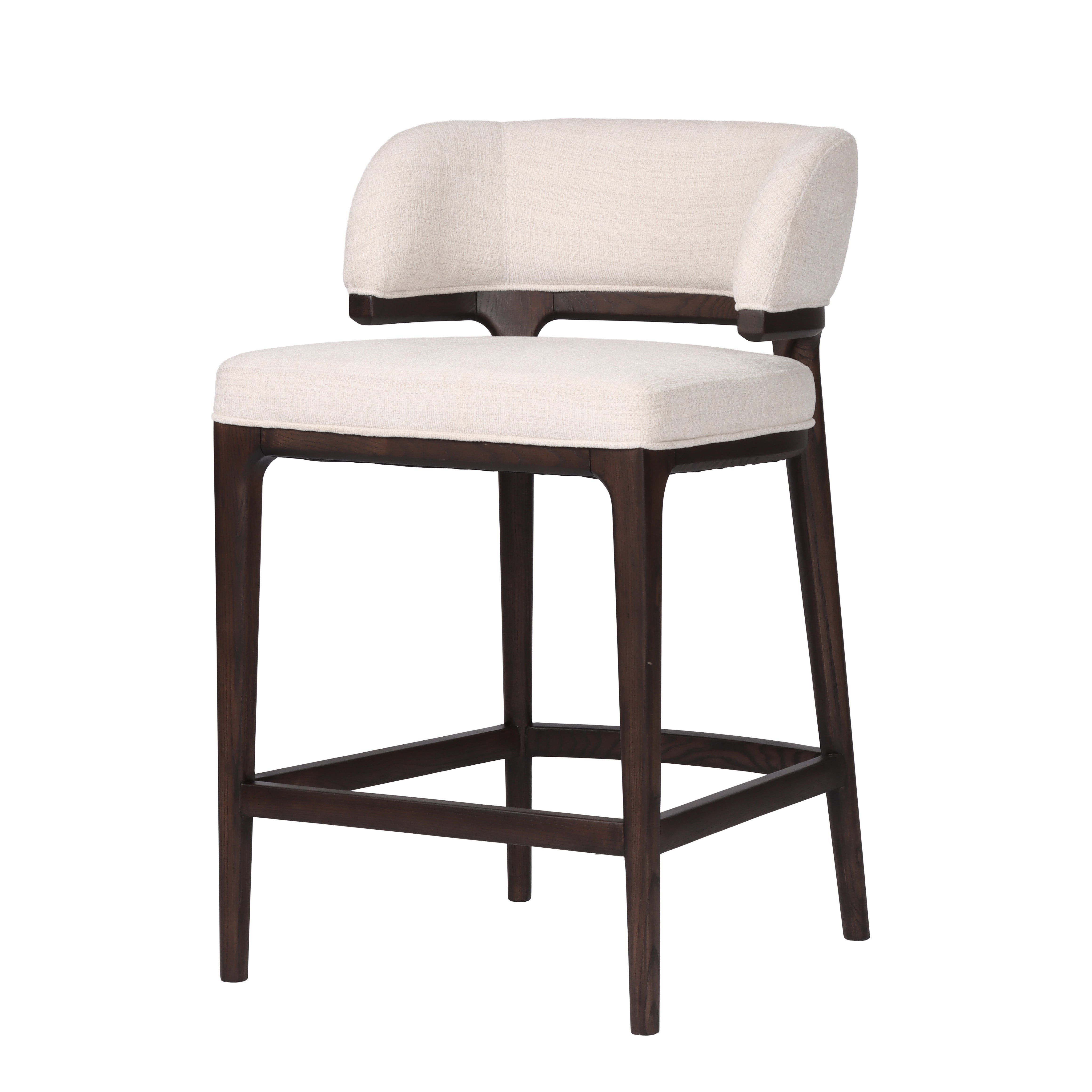 Palma barstol (Natur/valnøtt)