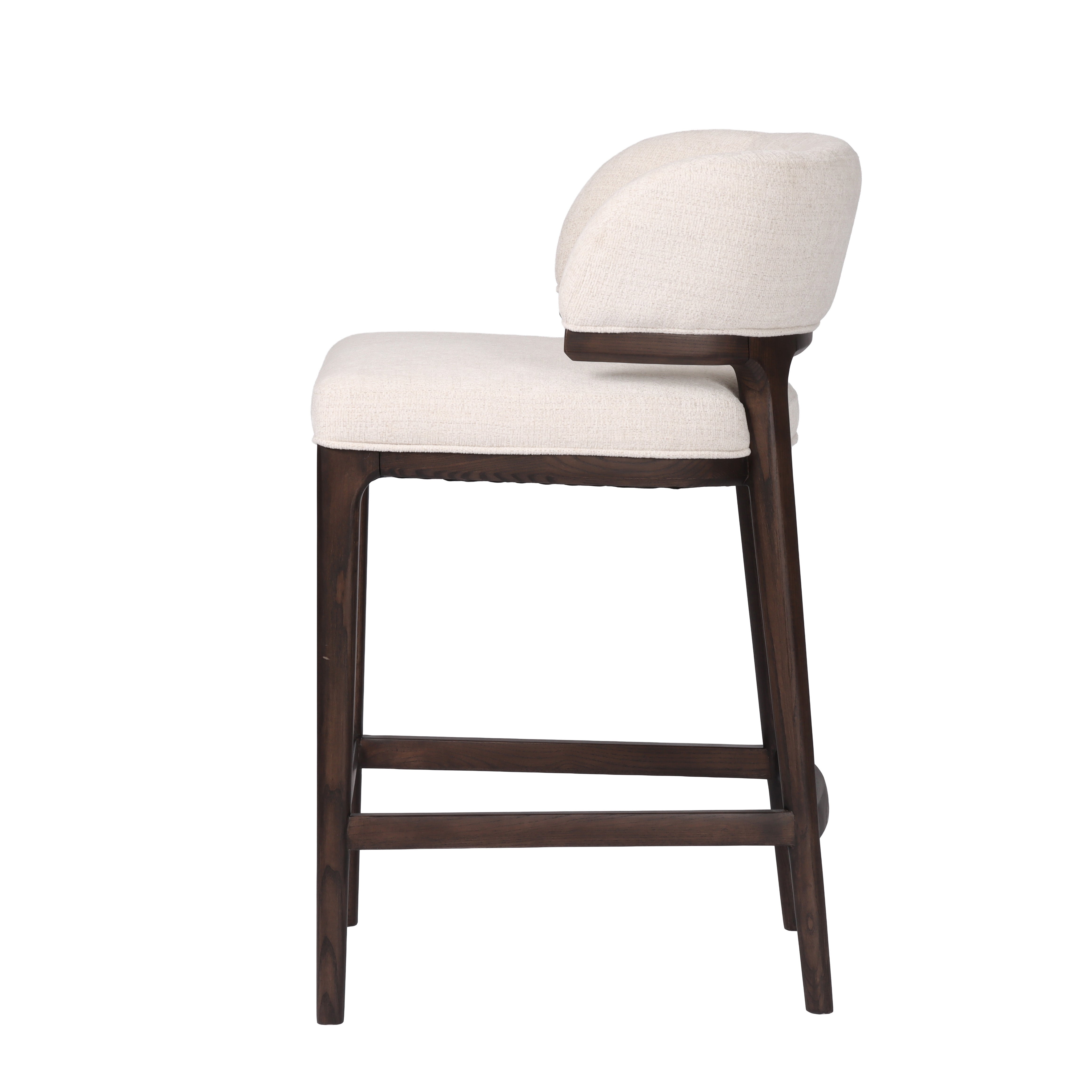 Palma barstol (Natur/valnøtt)