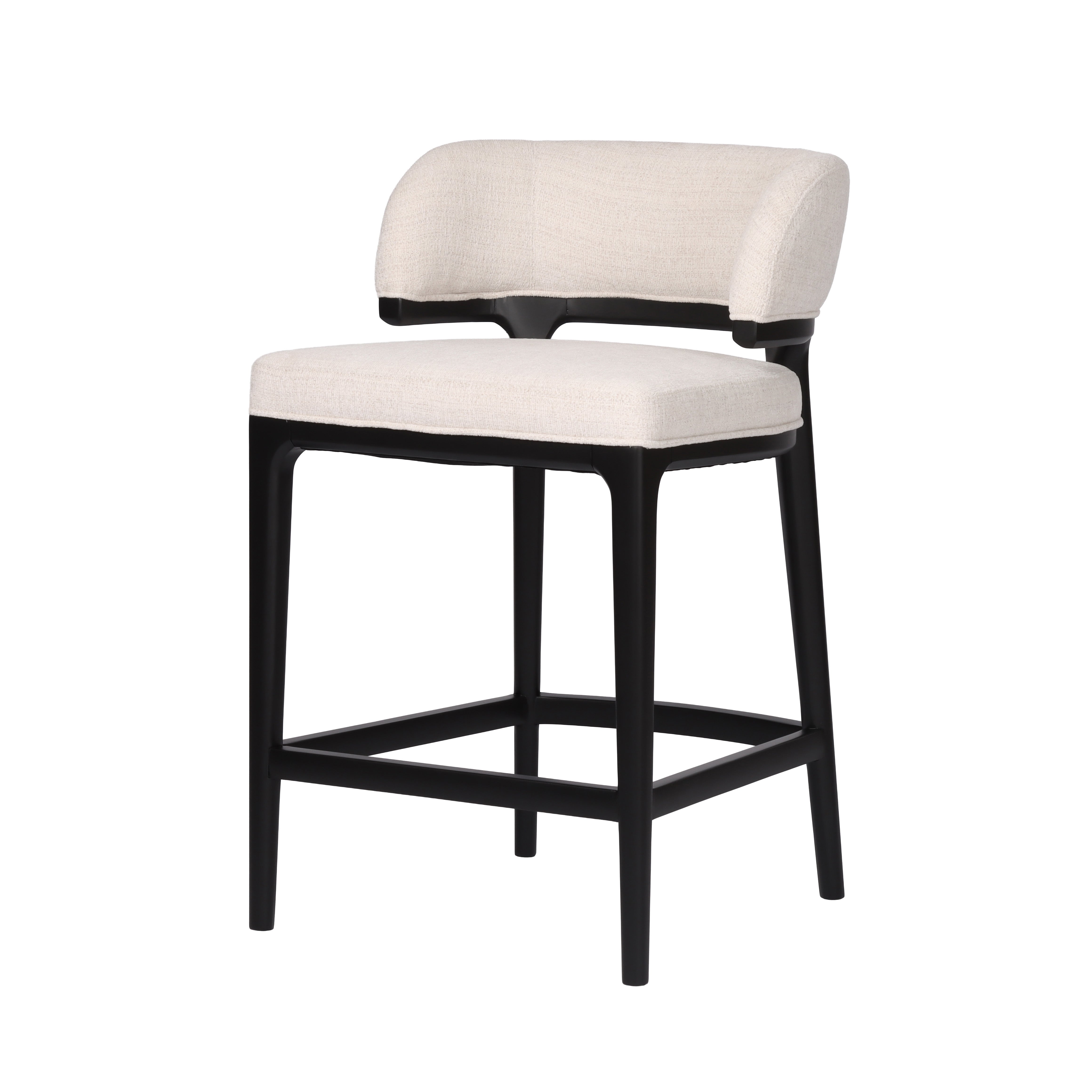 Palma Barstol (Natur/Svart)