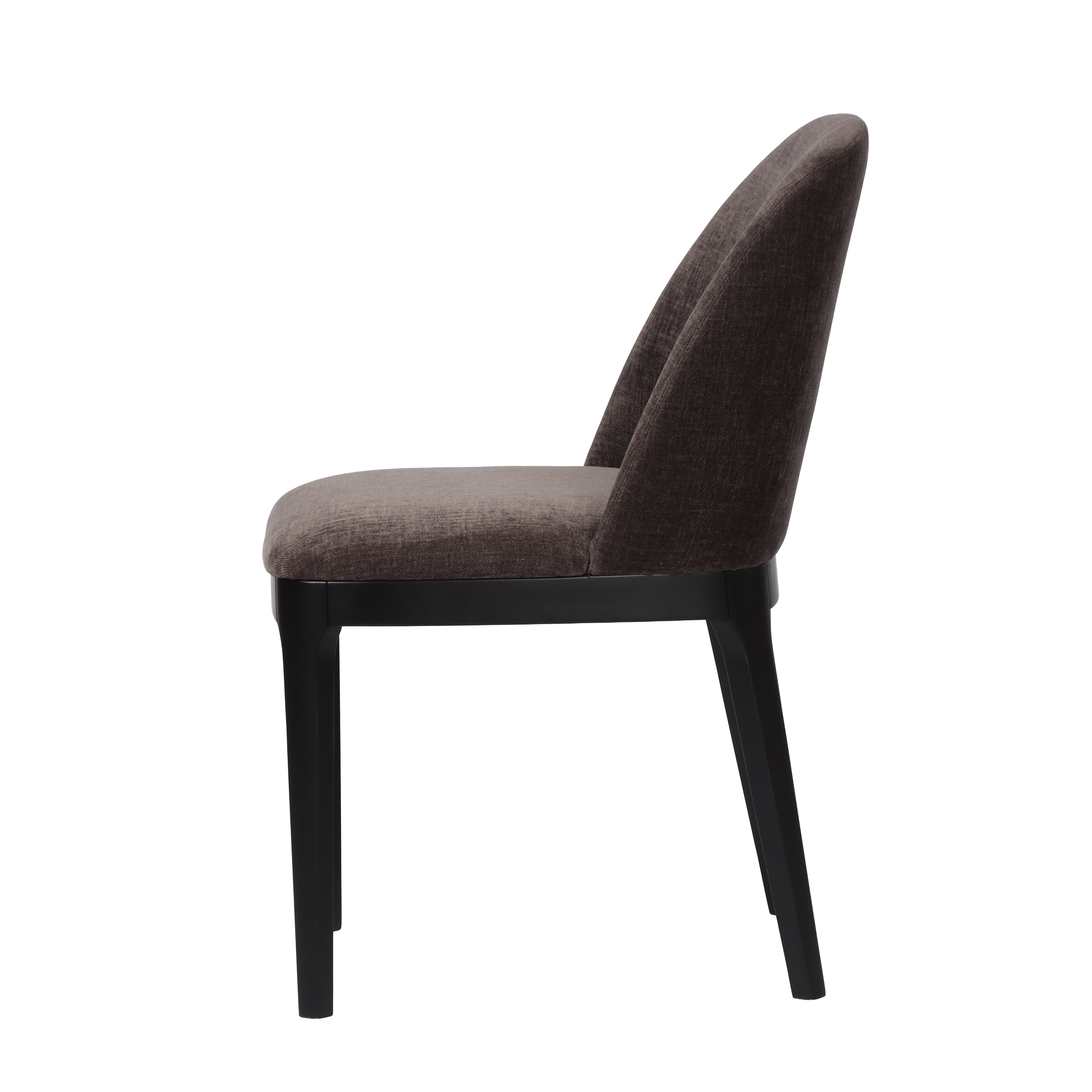 Capri Spisestol (Taupe Chenille/Svart)