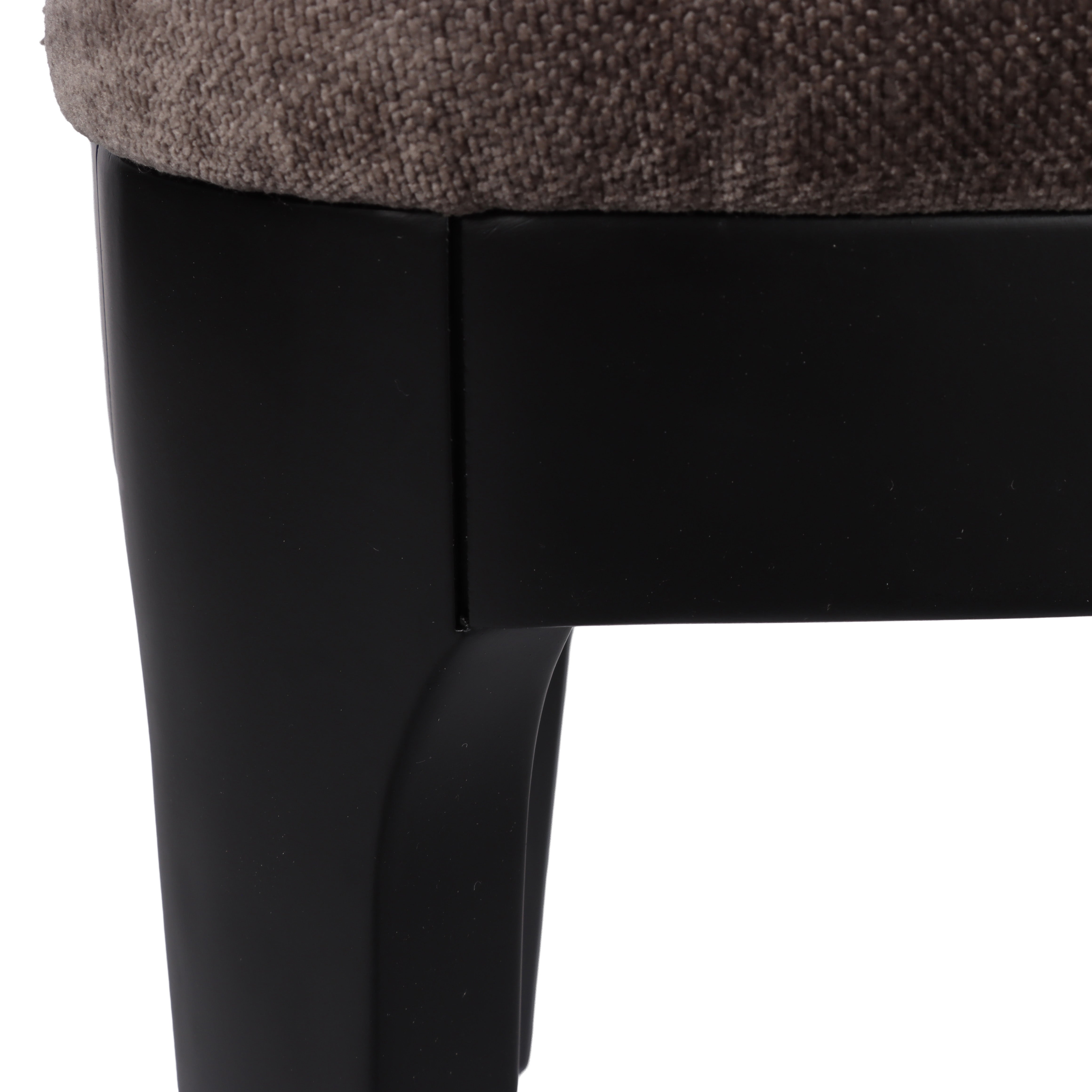 Capri Spisestol (Taupe Chenille/Svart)