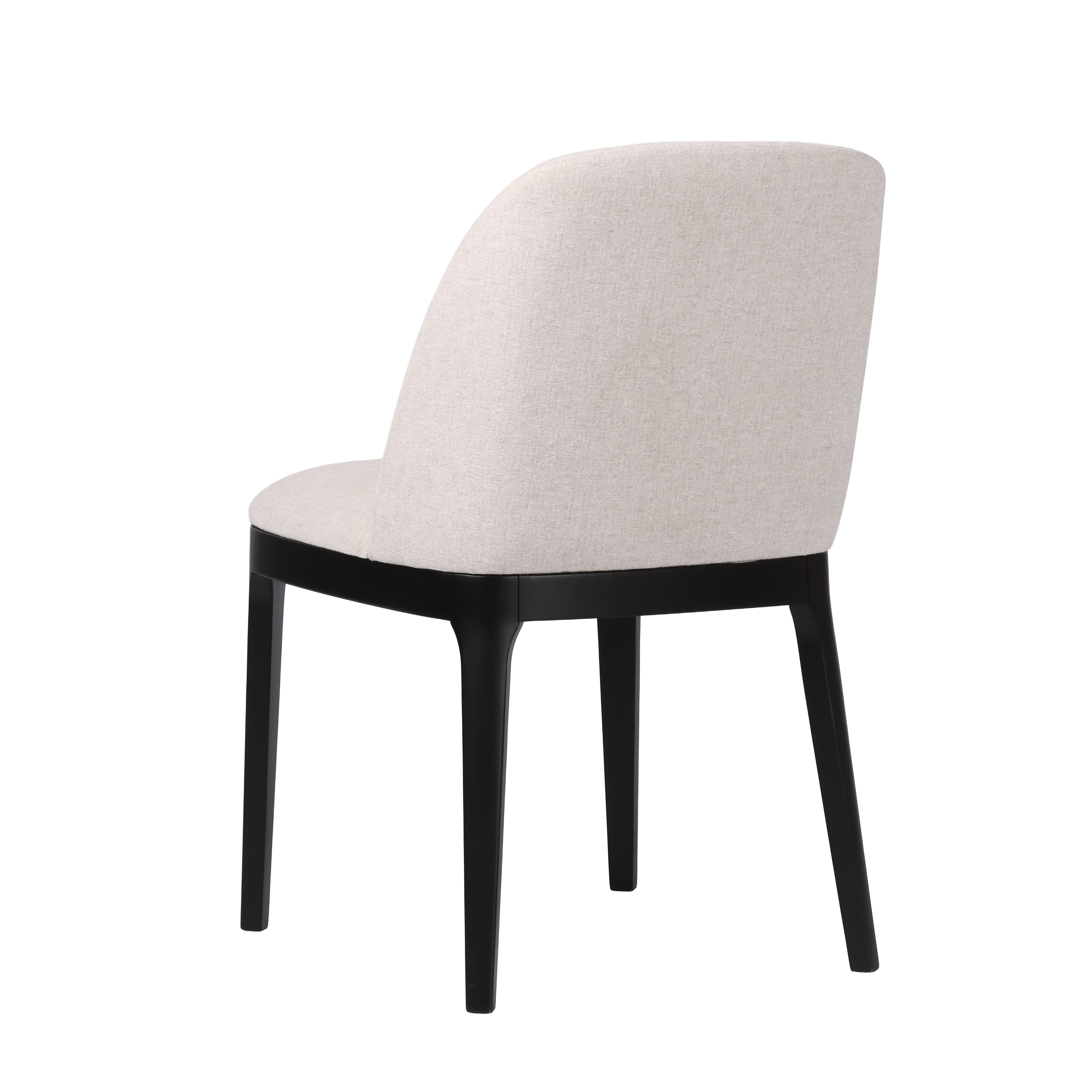 Capri Spisestol (Beige Breezer/Svart)