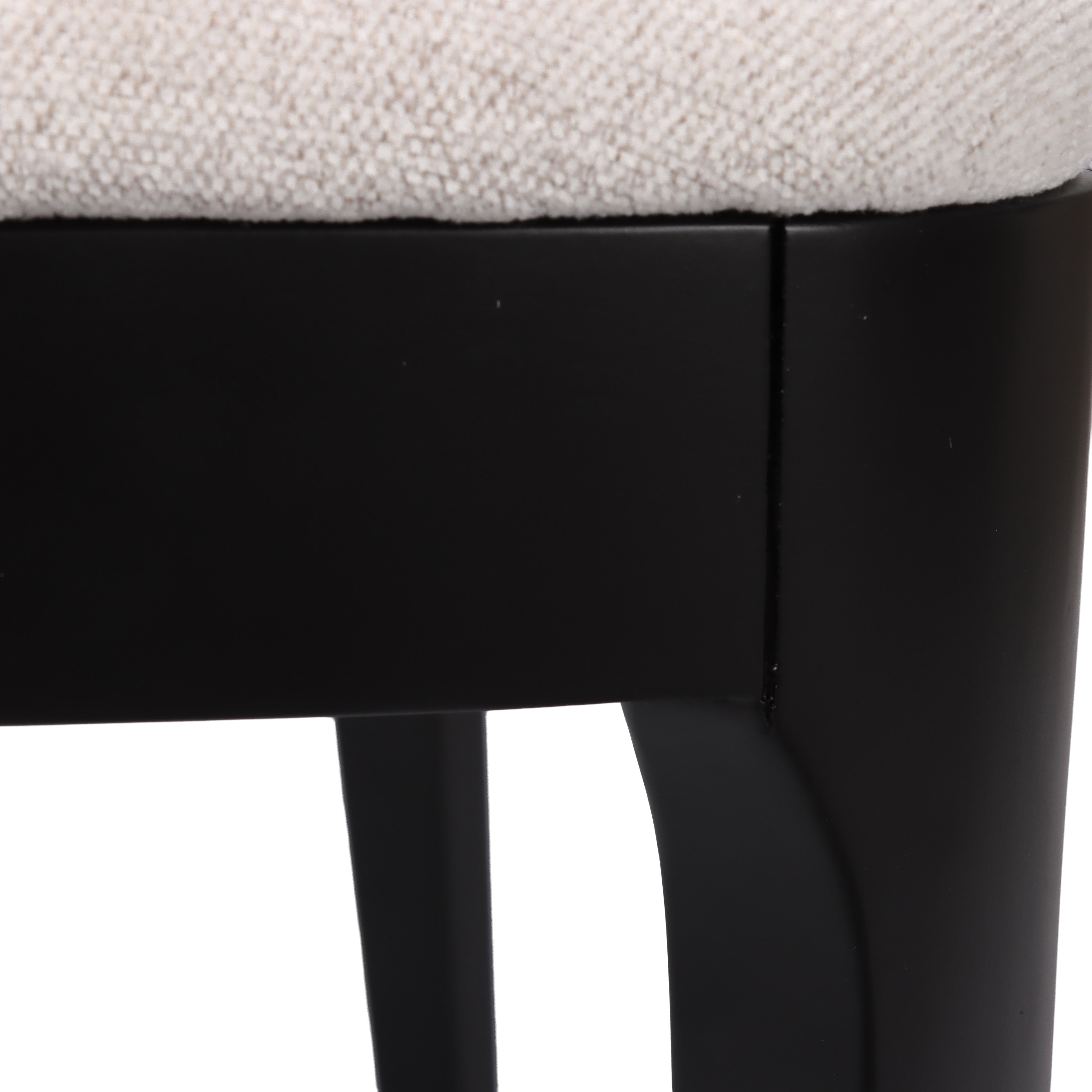 Capri Spisestol (Beige Breezer/Svart)