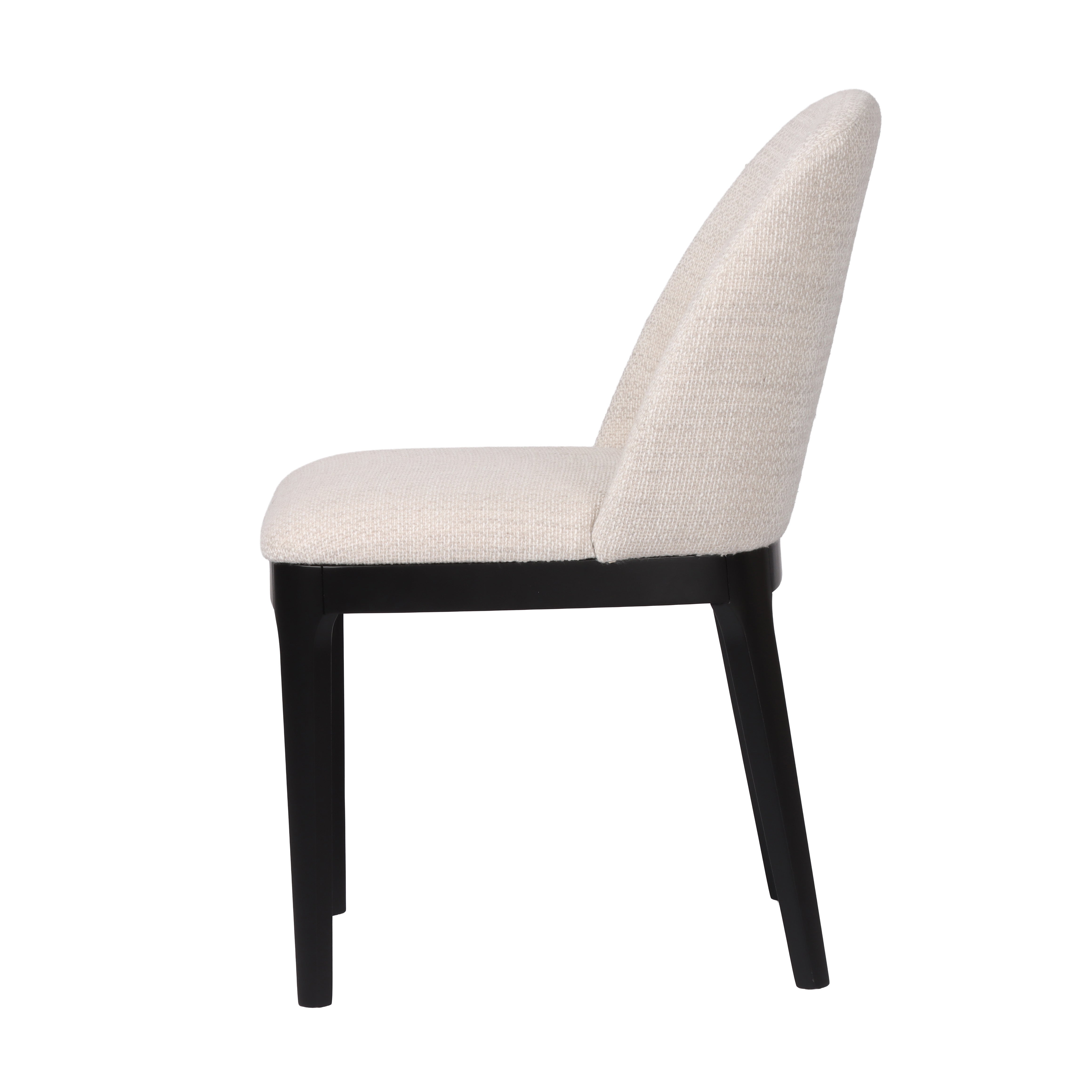 Capri Spisestol (Shaded Sand/Svart)