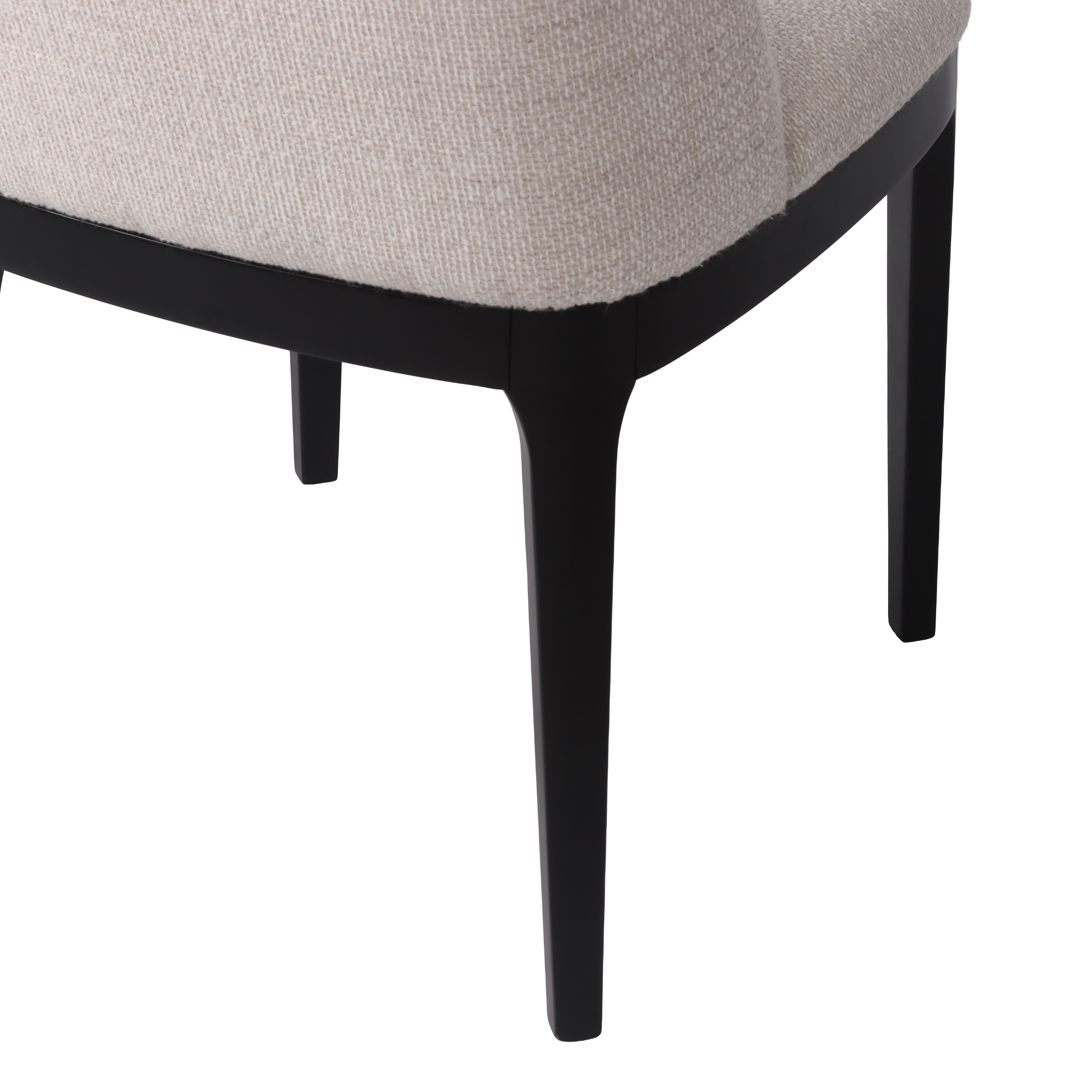 Capri Spisestol (Shaded Sand/Svart)