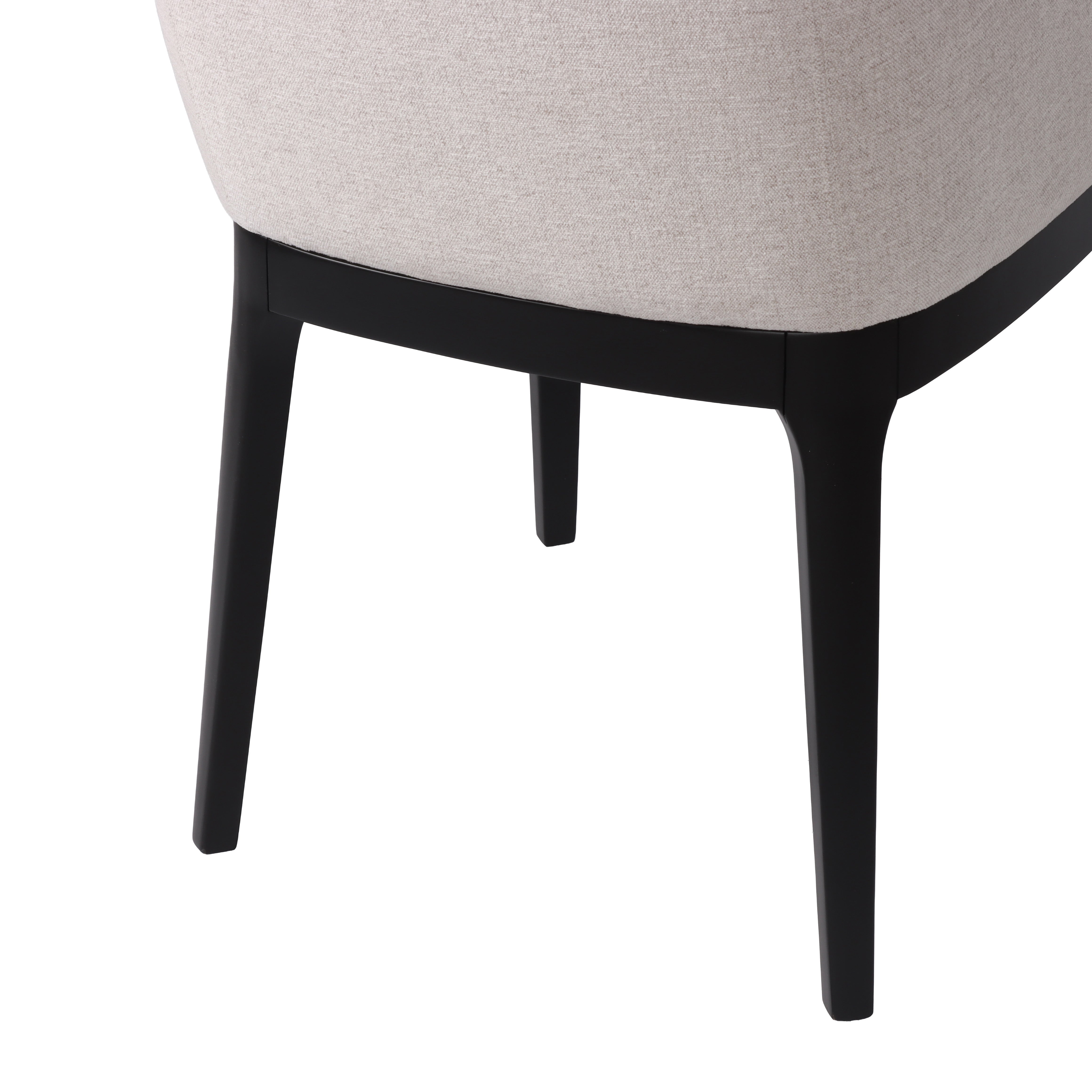 Harlow Spisestol (Beige Breezer/ Svart)