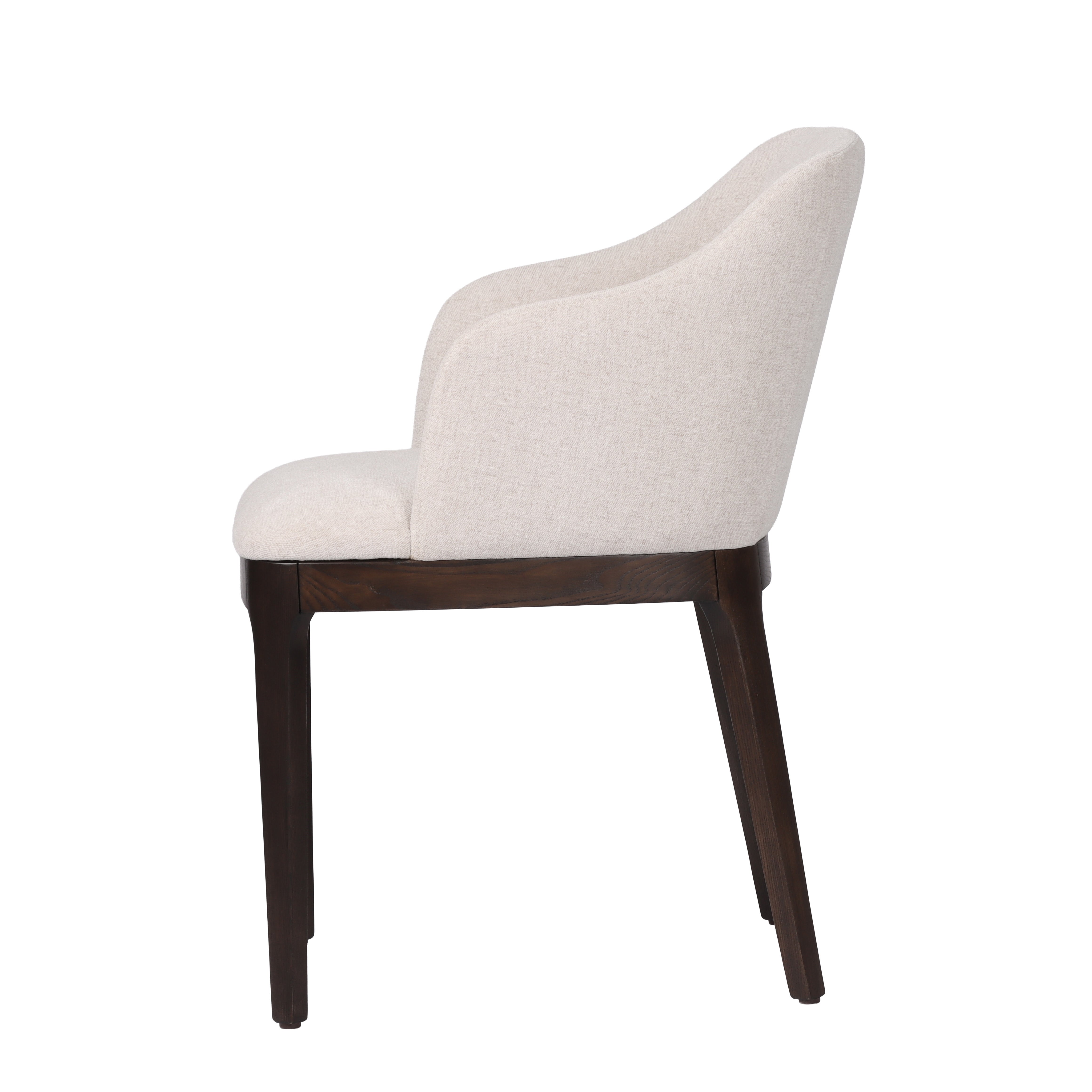 Harlow Spisestol (Beige Breezer/Valnøtt)