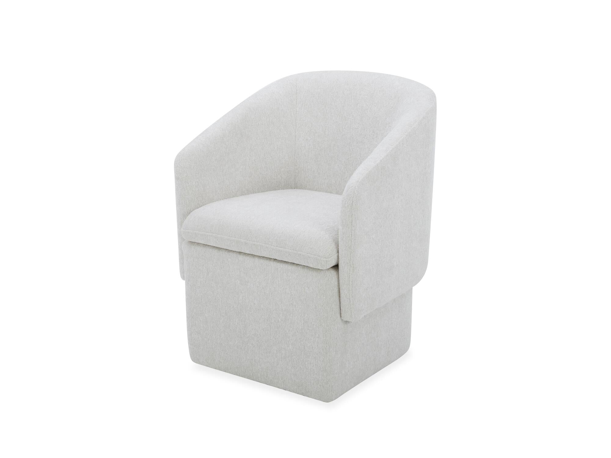 Kingston Spisestol m/hjul (Bibury White)