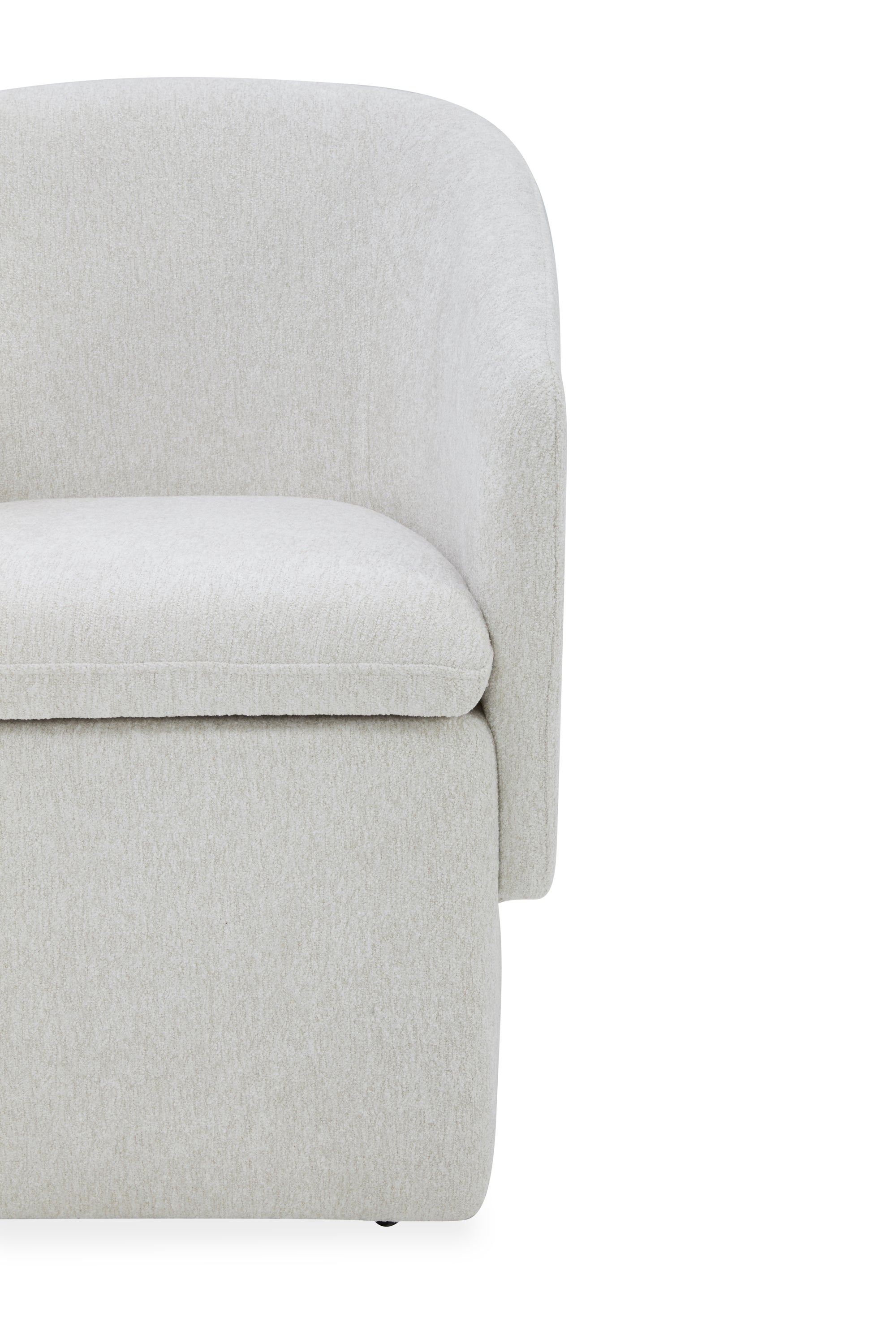 Kingston Spisestol m/hjul (Bibury White)