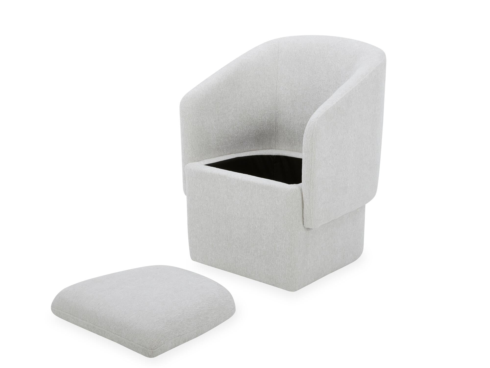 Kingston Spisestol m/hjul (Bibury White)