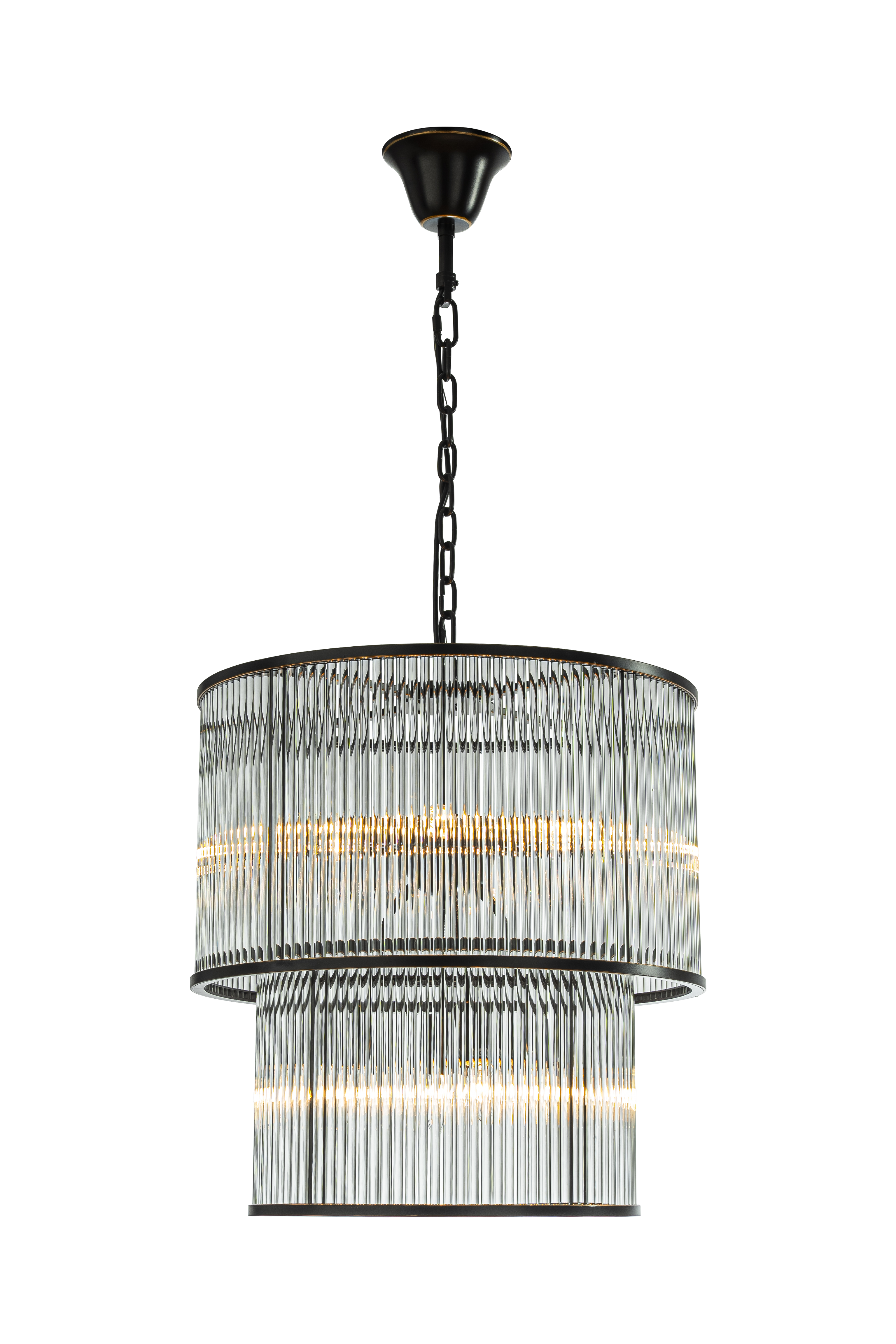 Taklampe Phoenix (Dempet Sort)