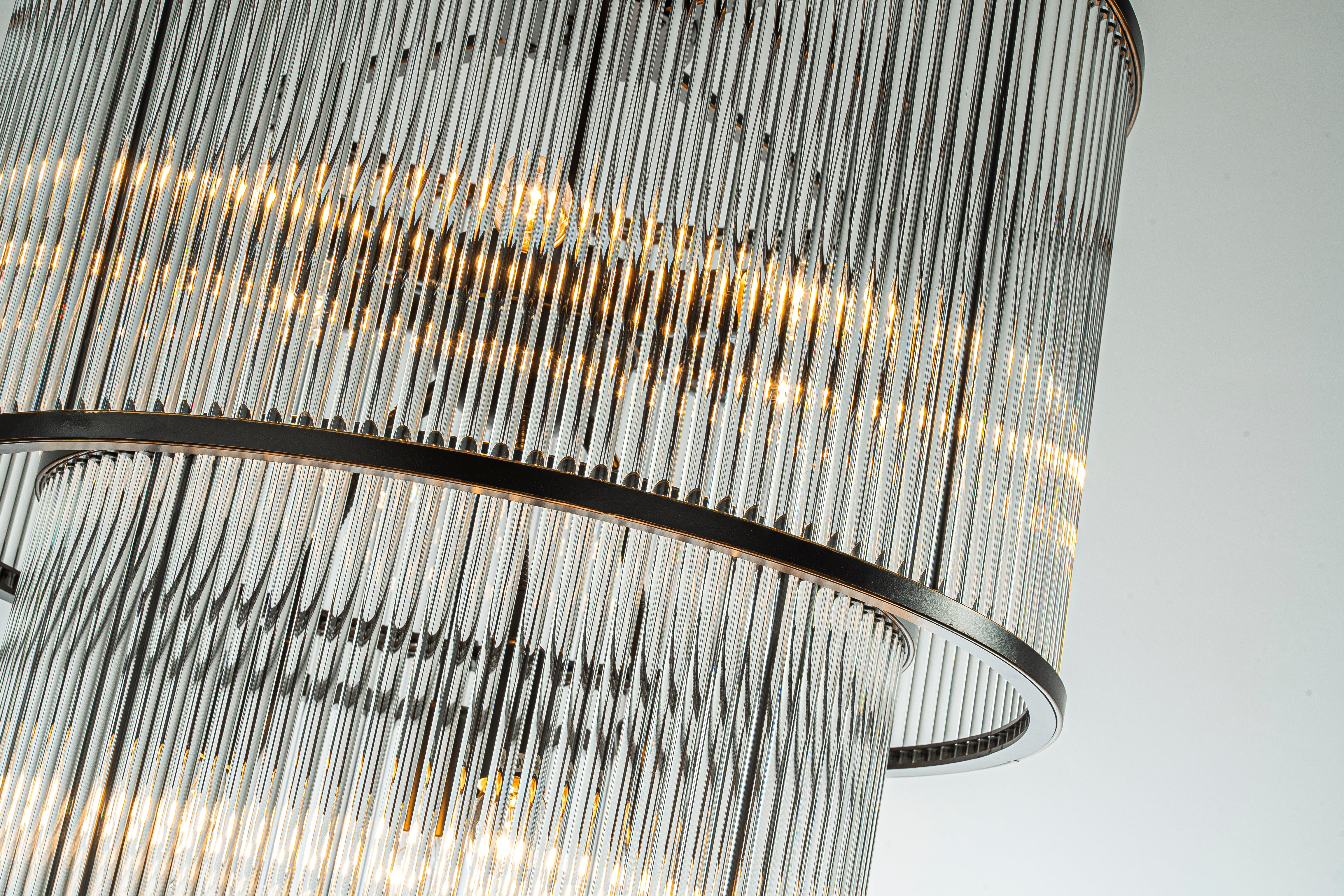 Taklampe Phoenix (Dempet Sort)