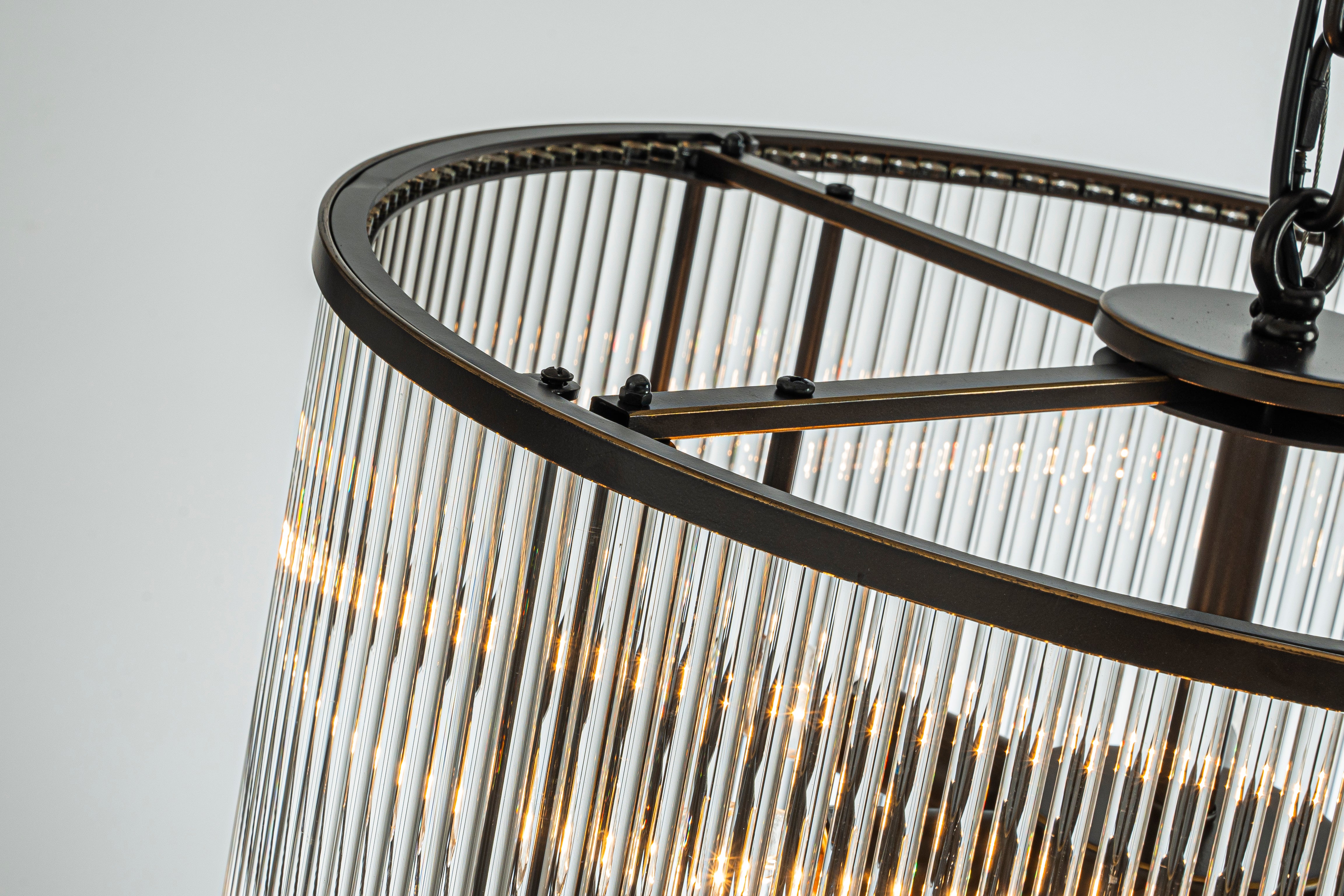 Taklampe Phoenix (Dempet Sort)