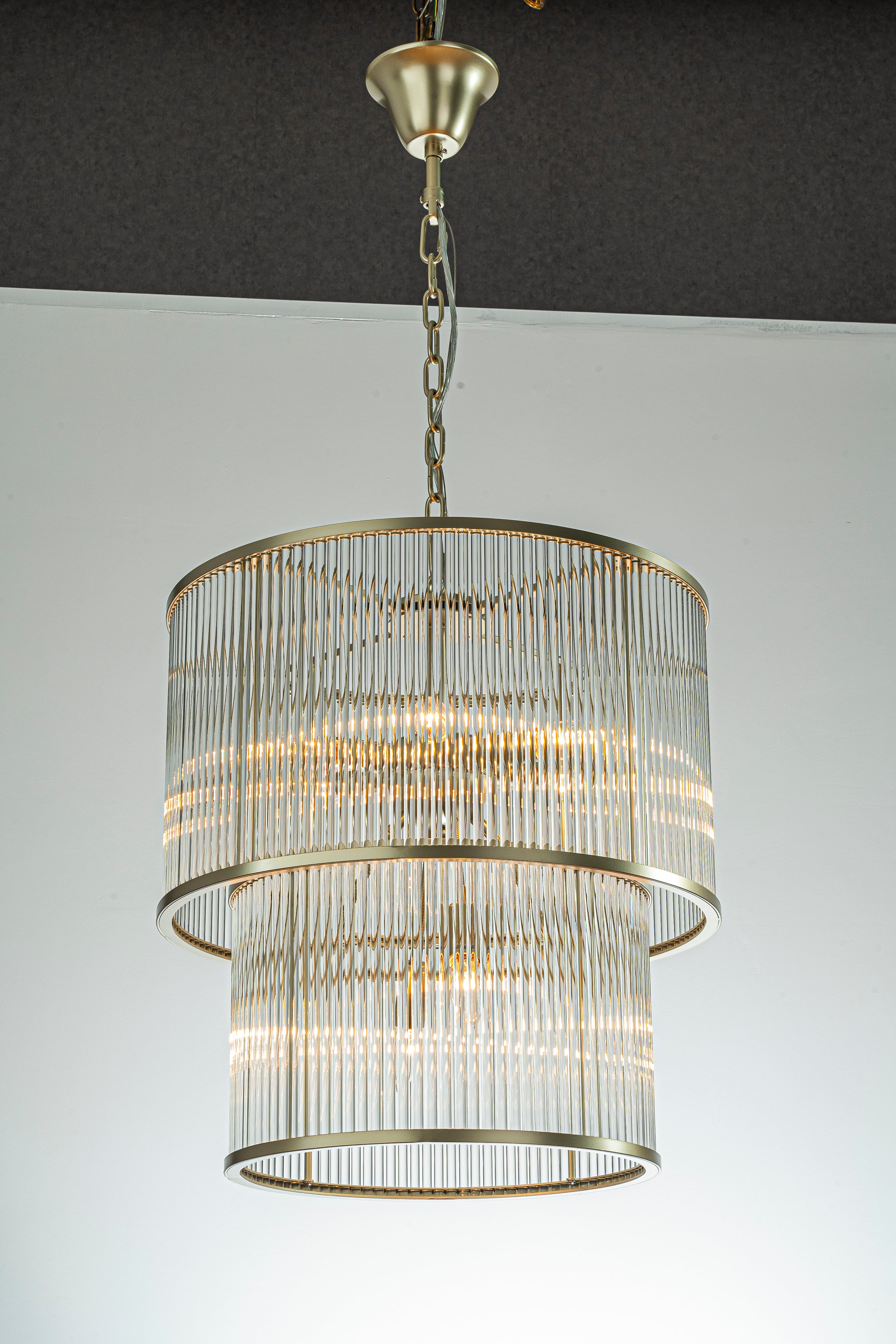 Taklampe Phoenix (Champagne)
