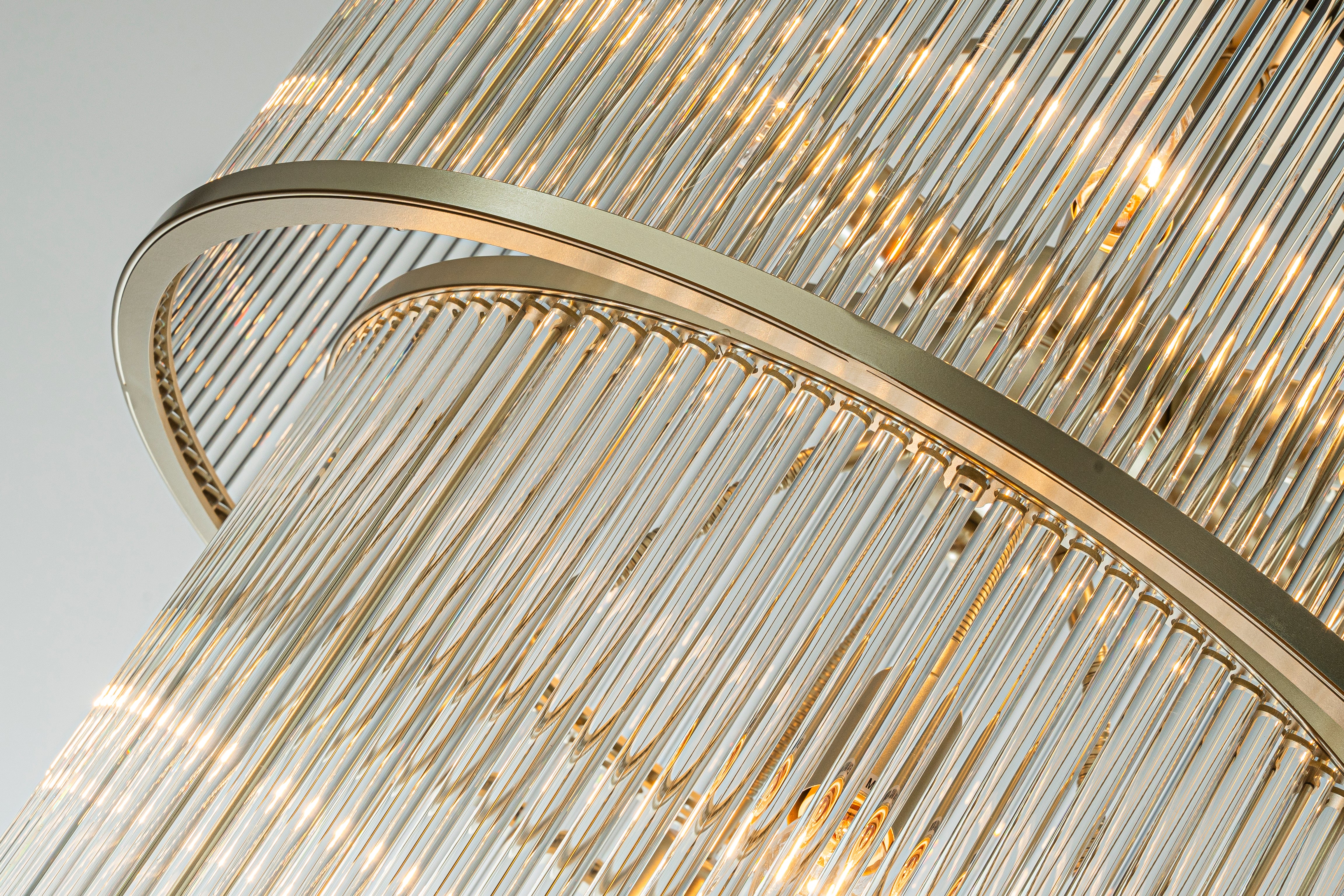 Taklampe Phoenix (Champagne)