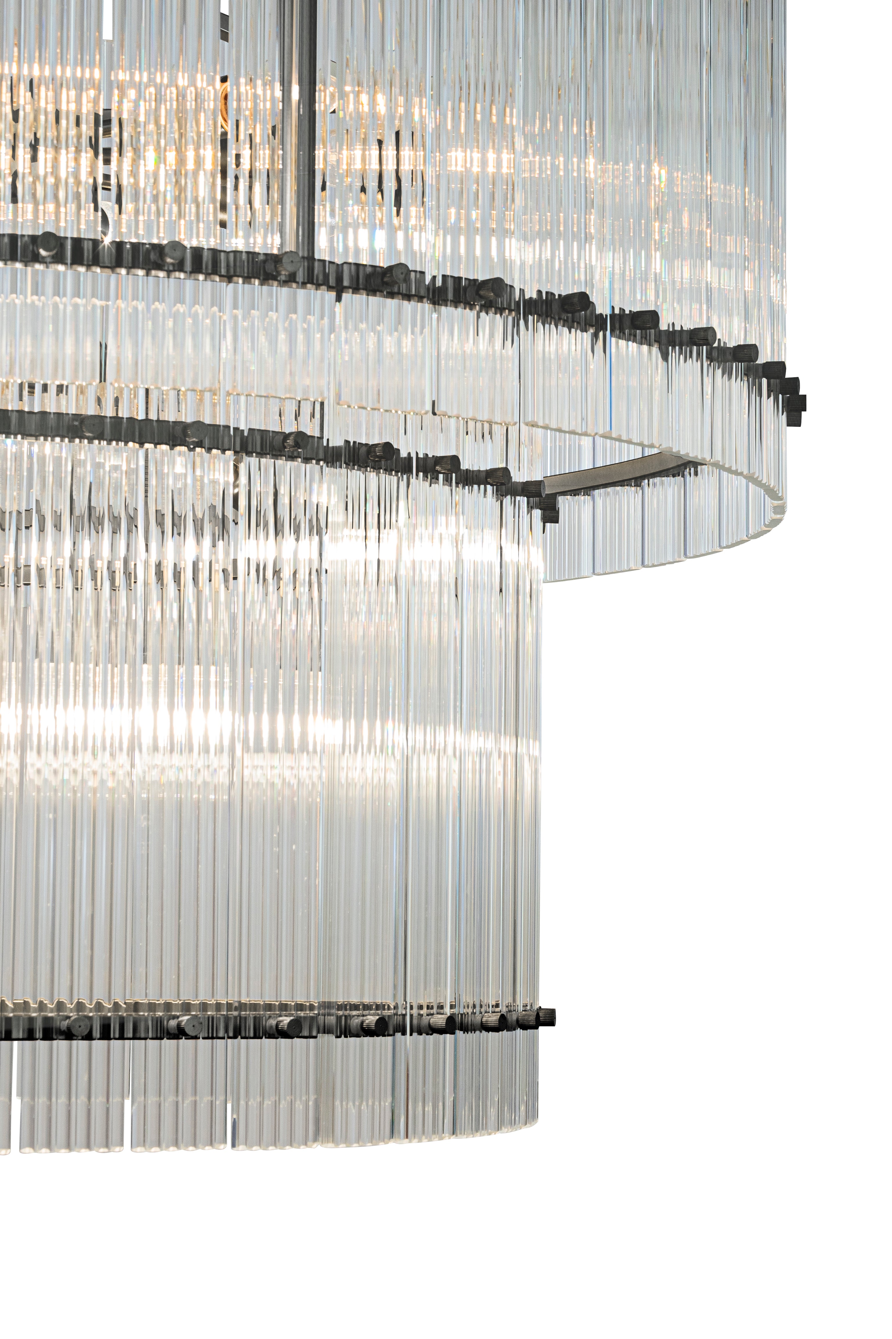 Taklampe San Diego (Dempet Sort)