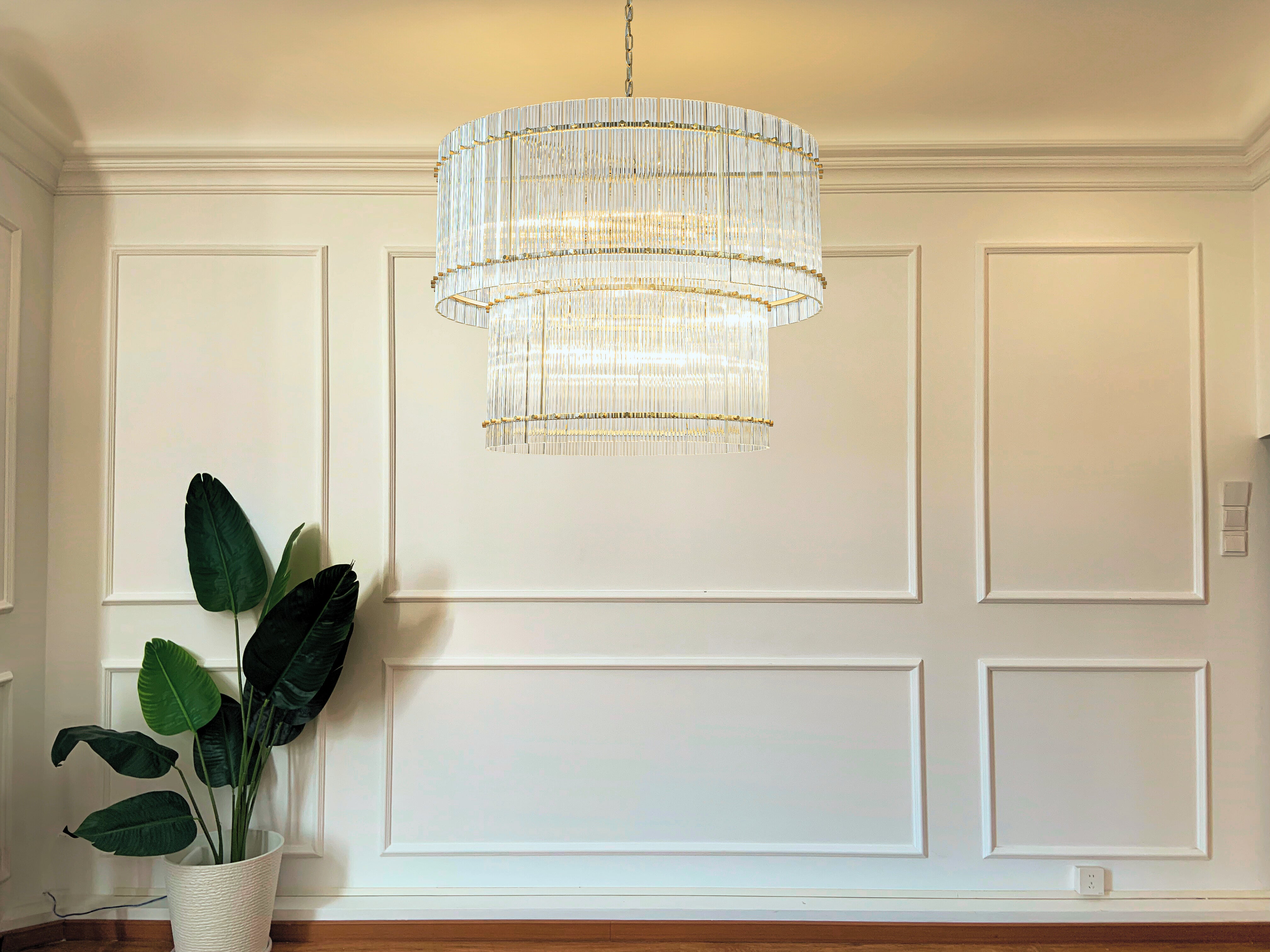 Taklampe San Diego (Champagne)