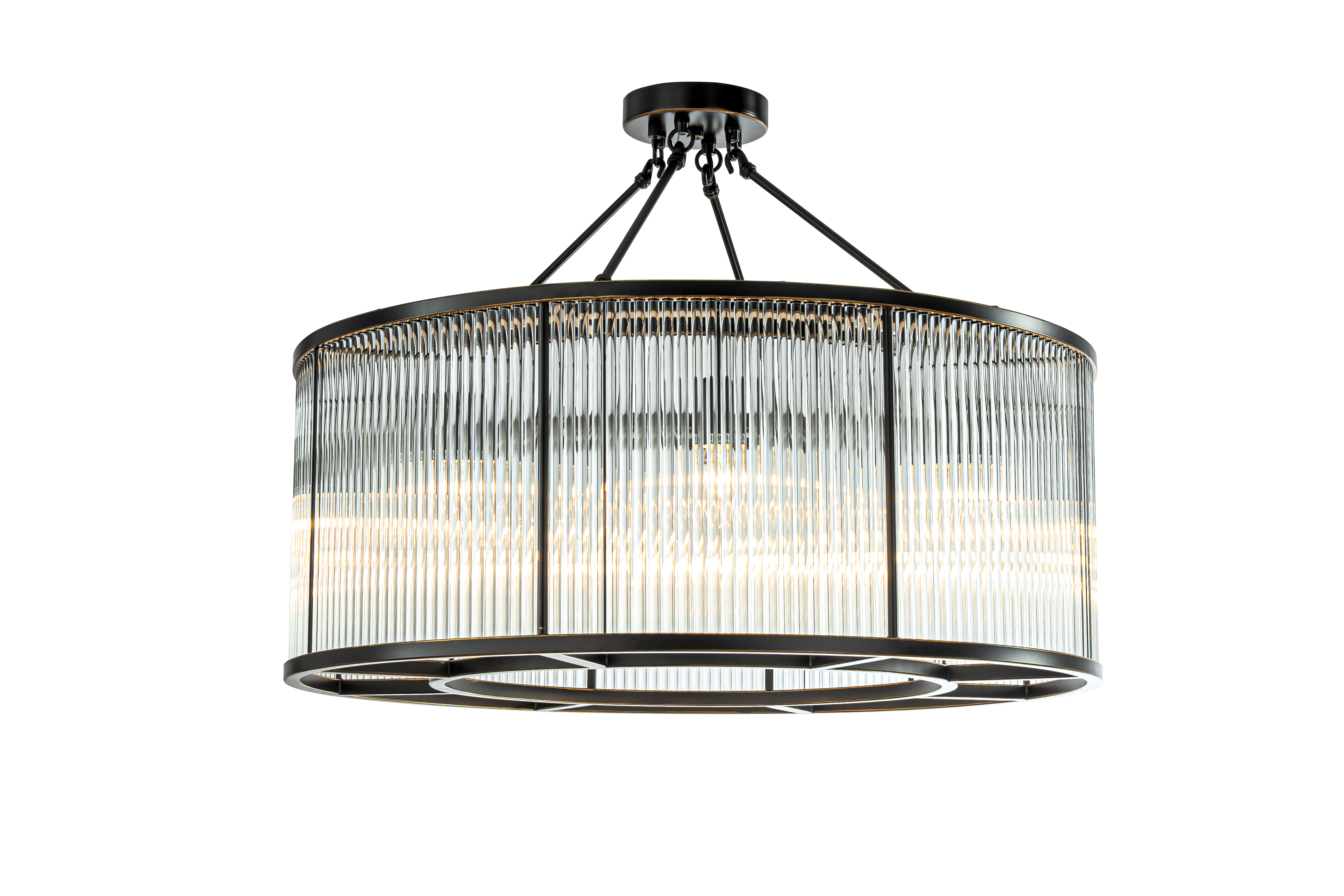 Taklampe Key West (Dempet Sort)
