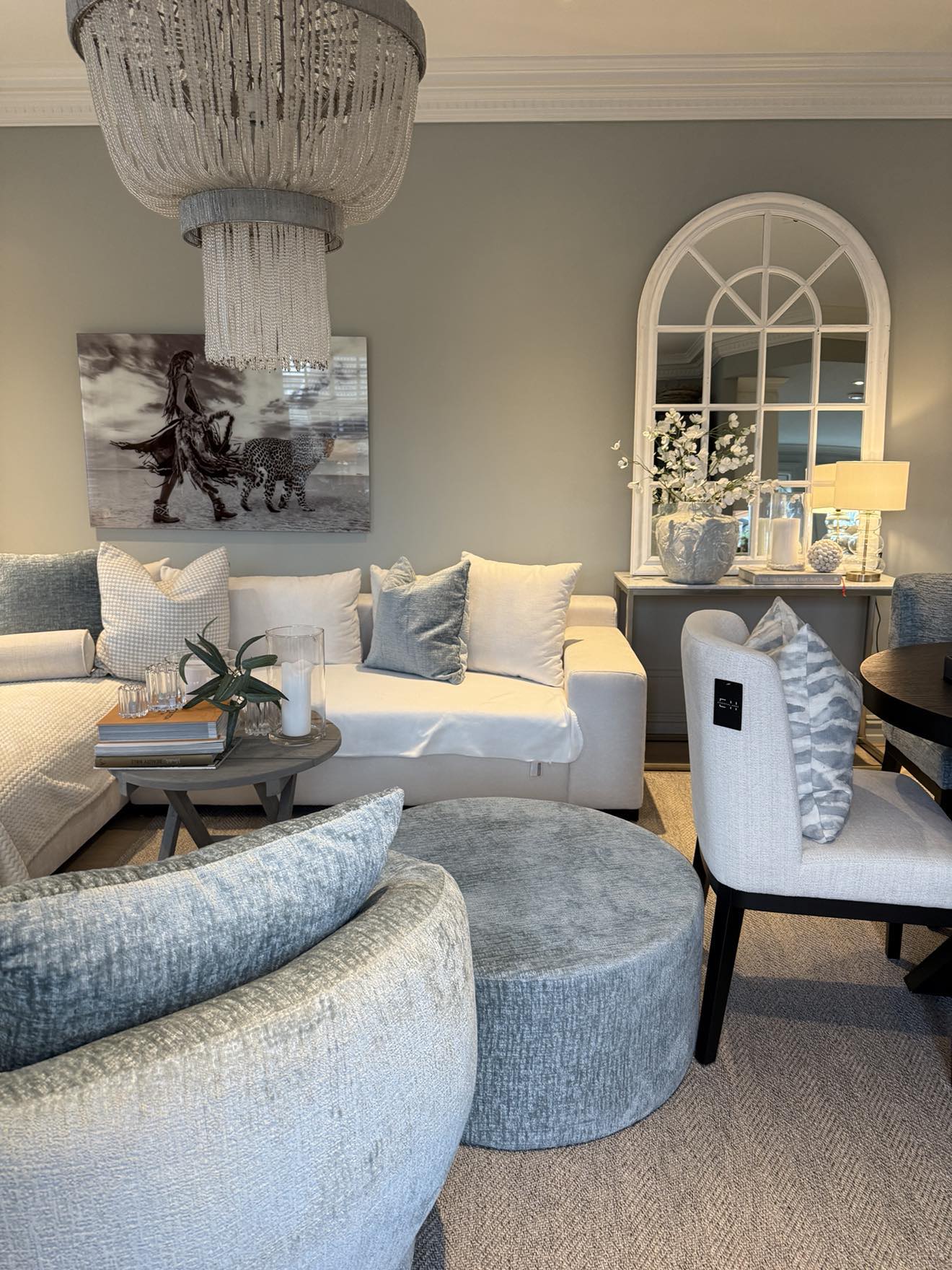 Hampton Spisestol (Sand Chenille)