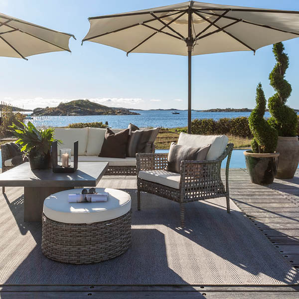 Portofino Parasoll (Nature)