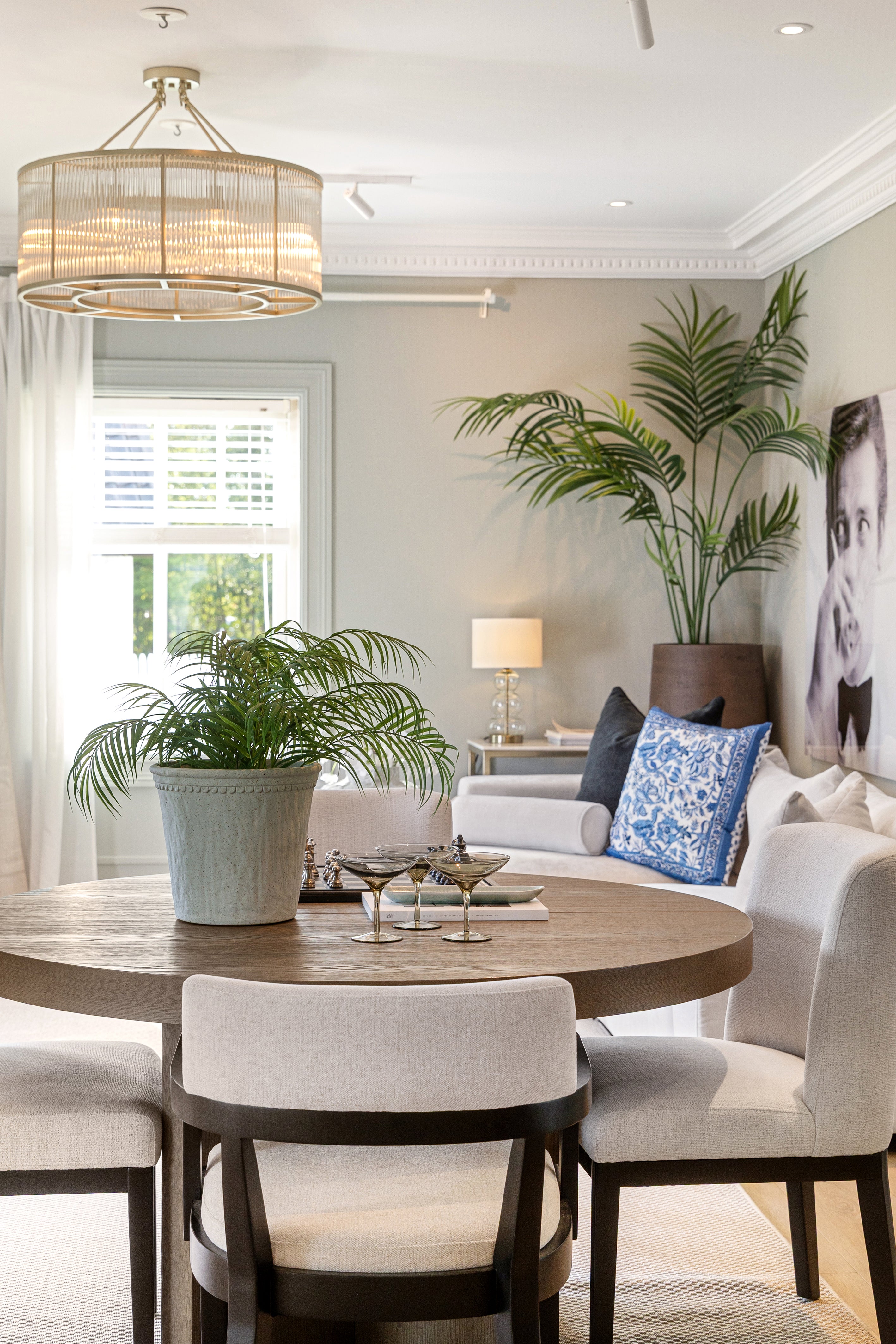 Hampton Spisestol (Sand Chenille)