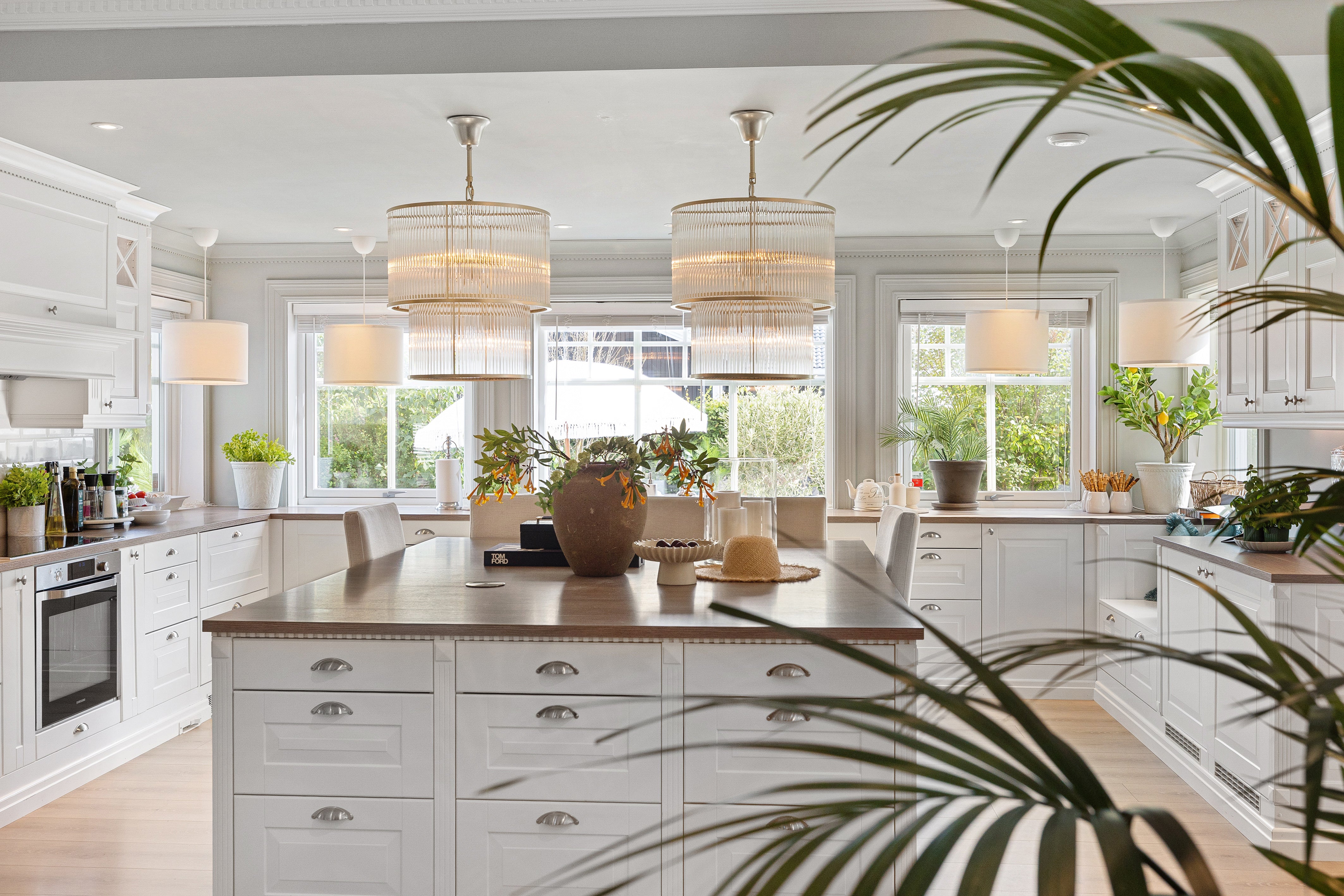 Taklampe Phoenix (Champagne)