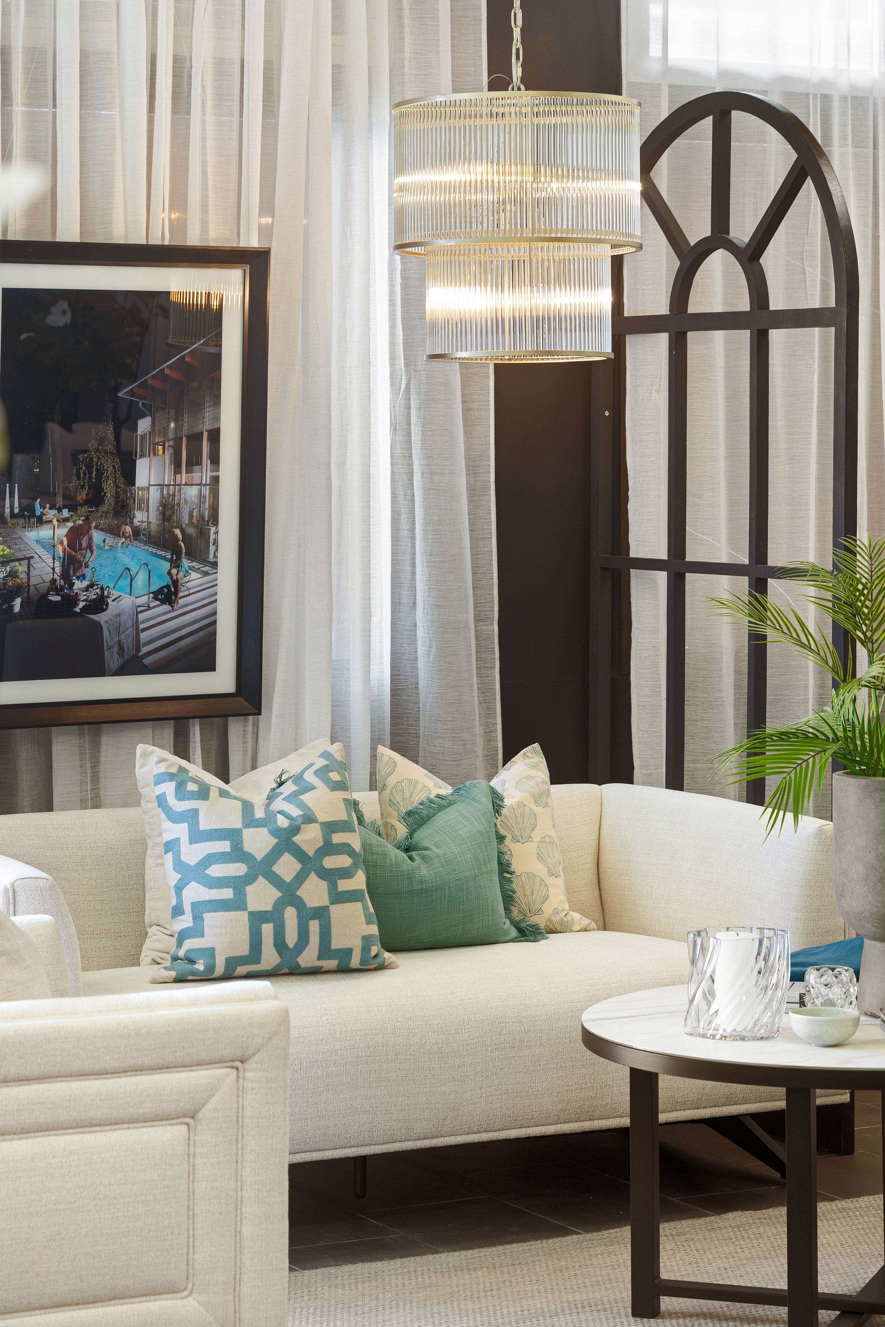 London 2 seter Sofa (Vanilla)