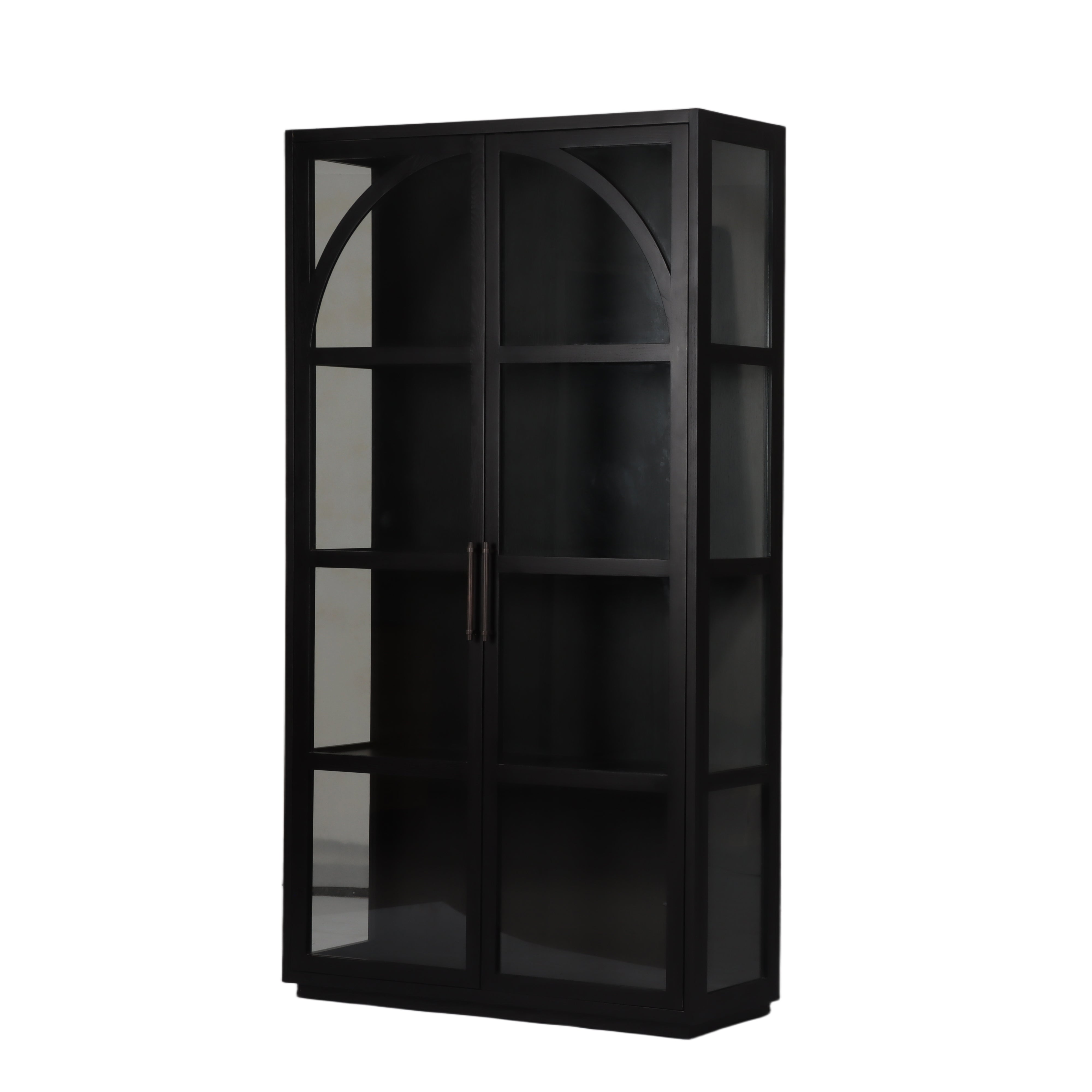 Toscana Vitrineskap (svart)