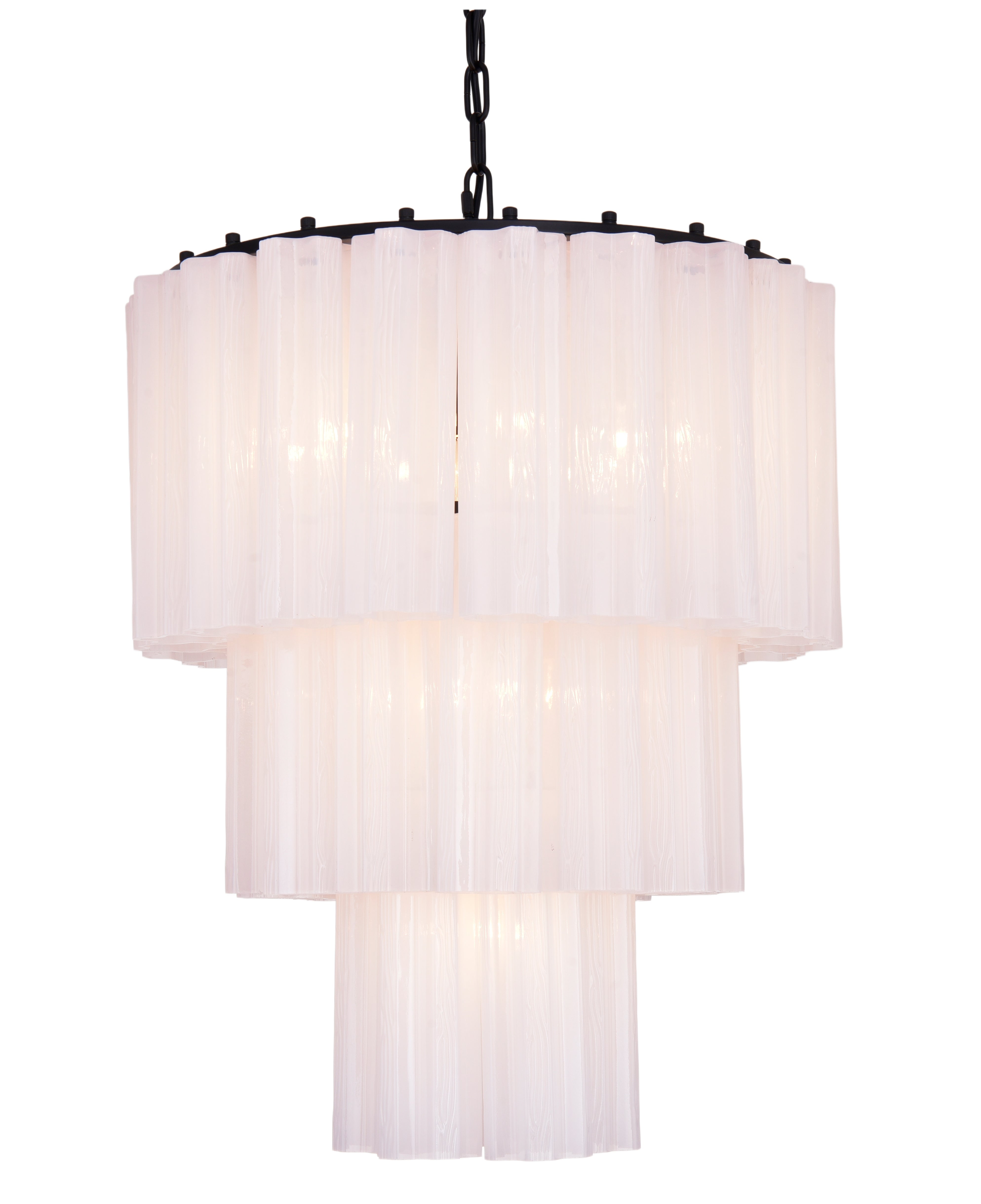 Riviera Lyskrone Hvitt glass (Medium)