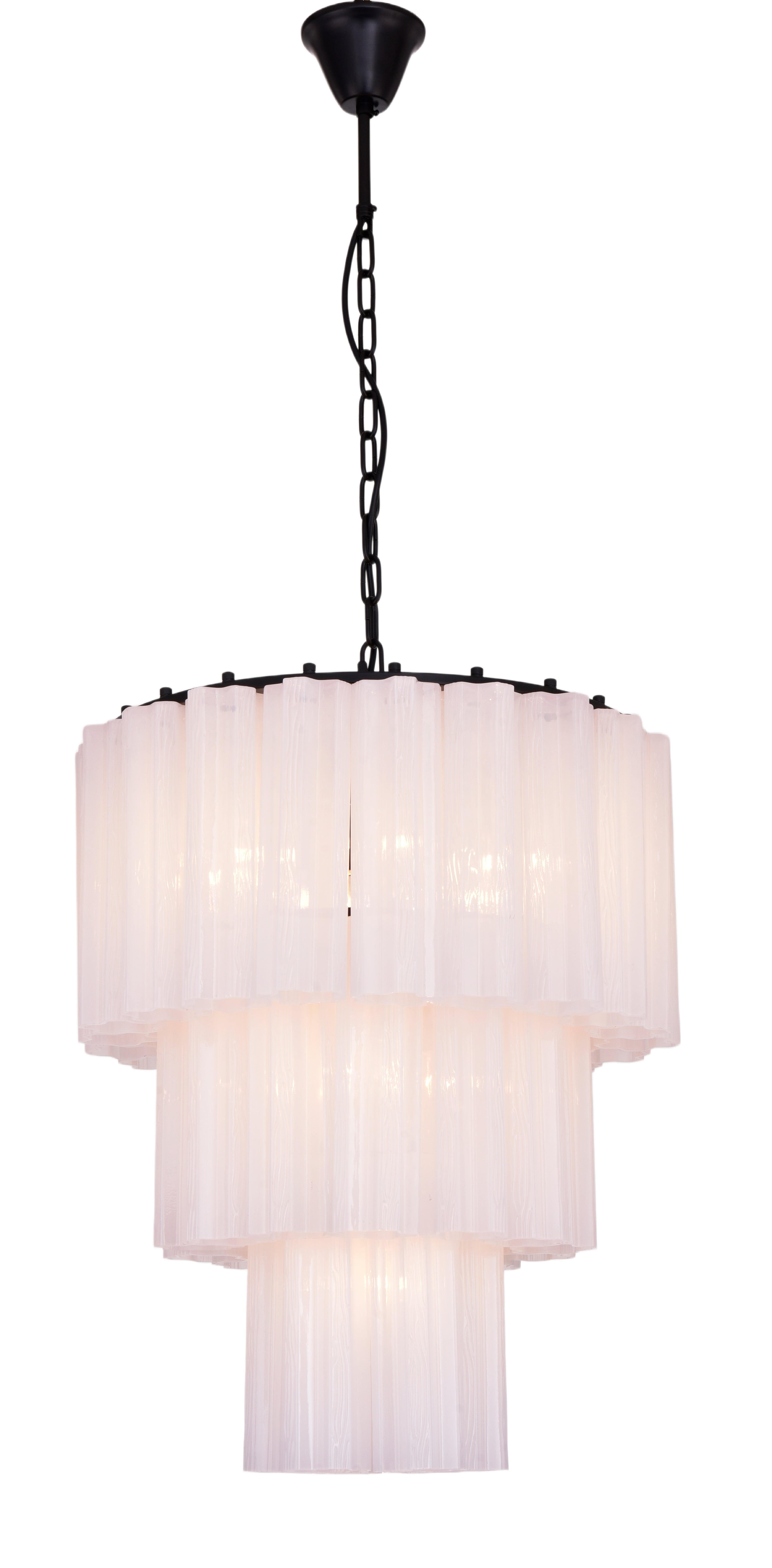 Riviera Lyskrone Hvitt glass (Medium)