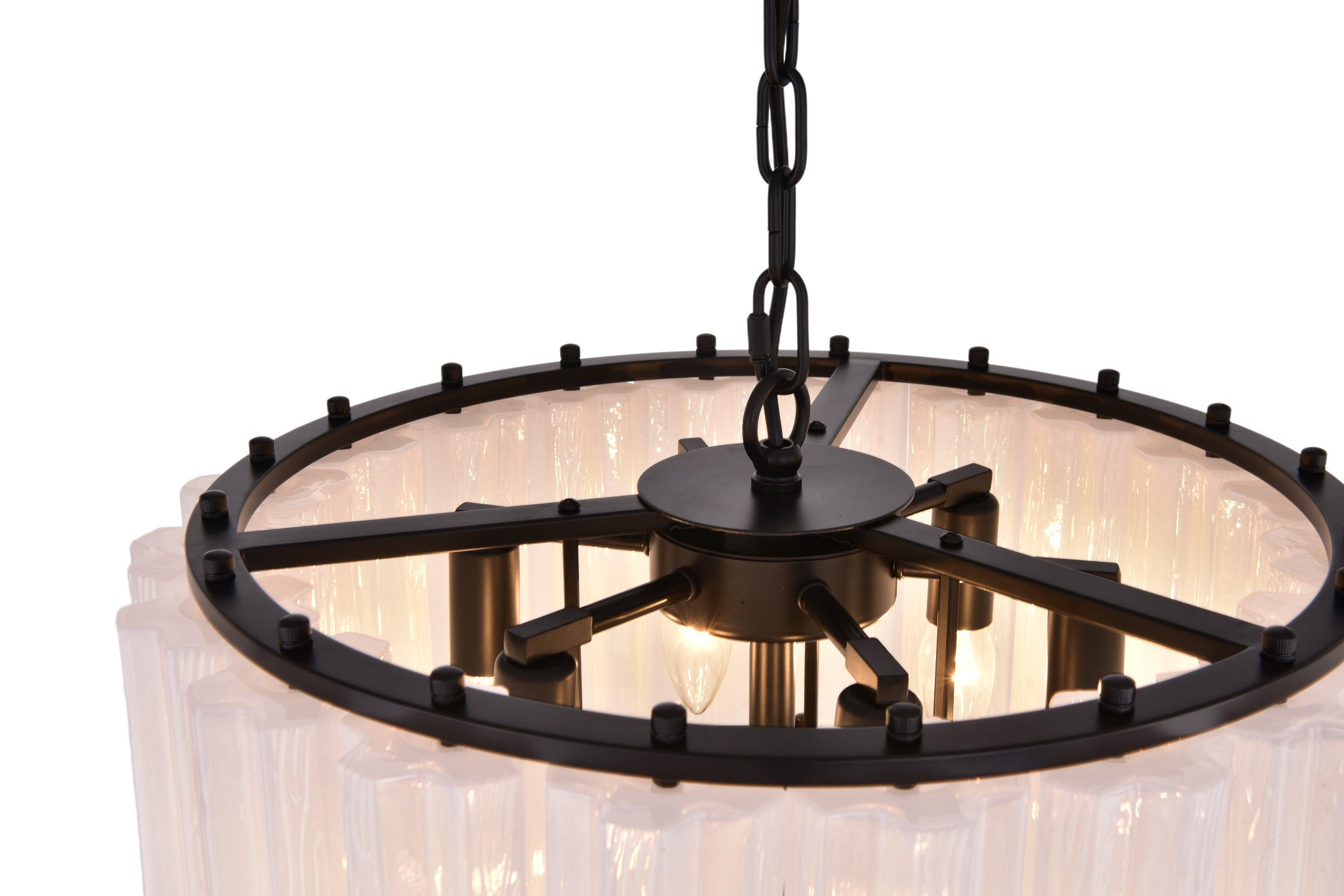 Riviera Lyskrone Hvitt glass (Medium)