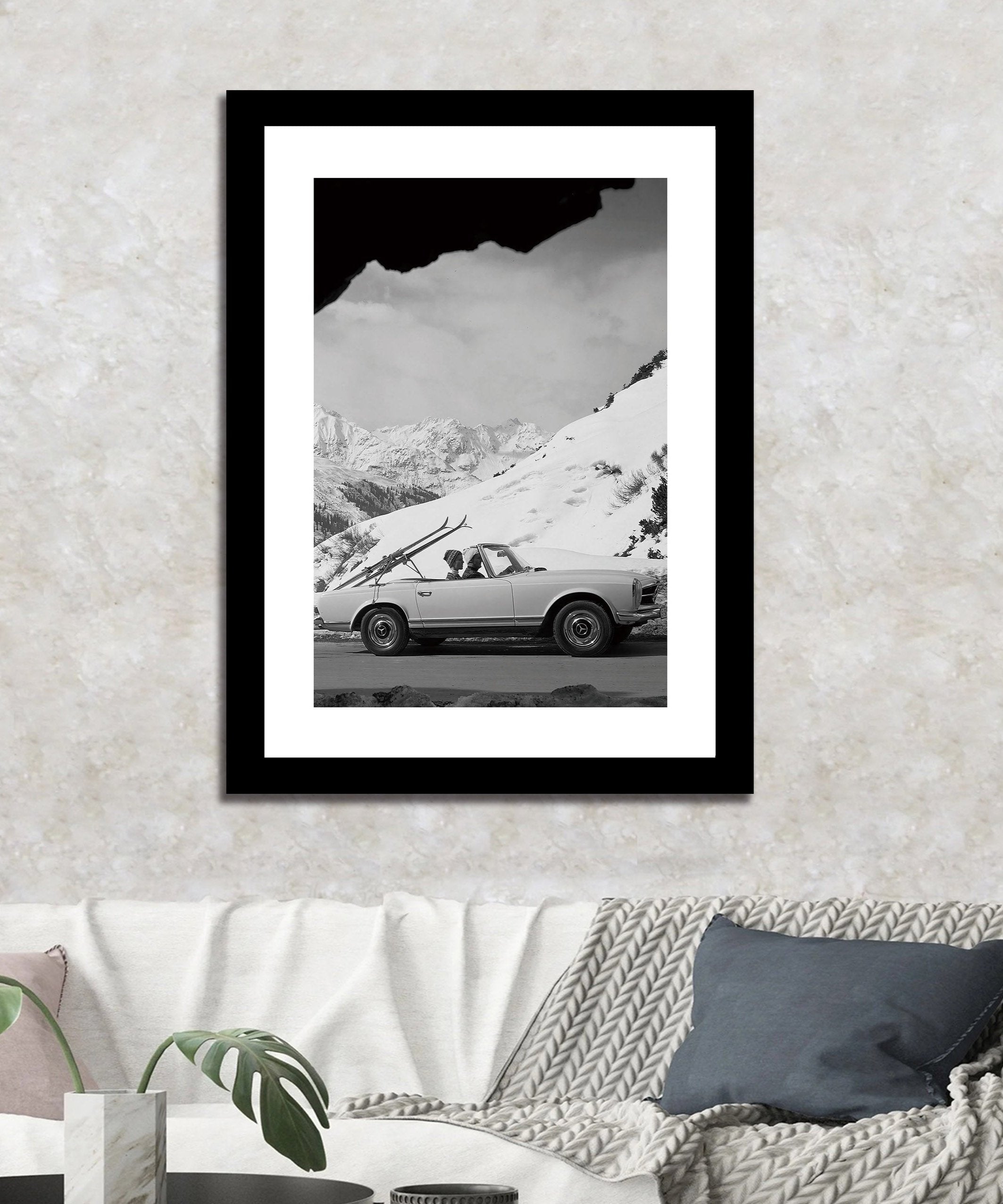 Mountain Escape m/ Sort Ramme (60*80)