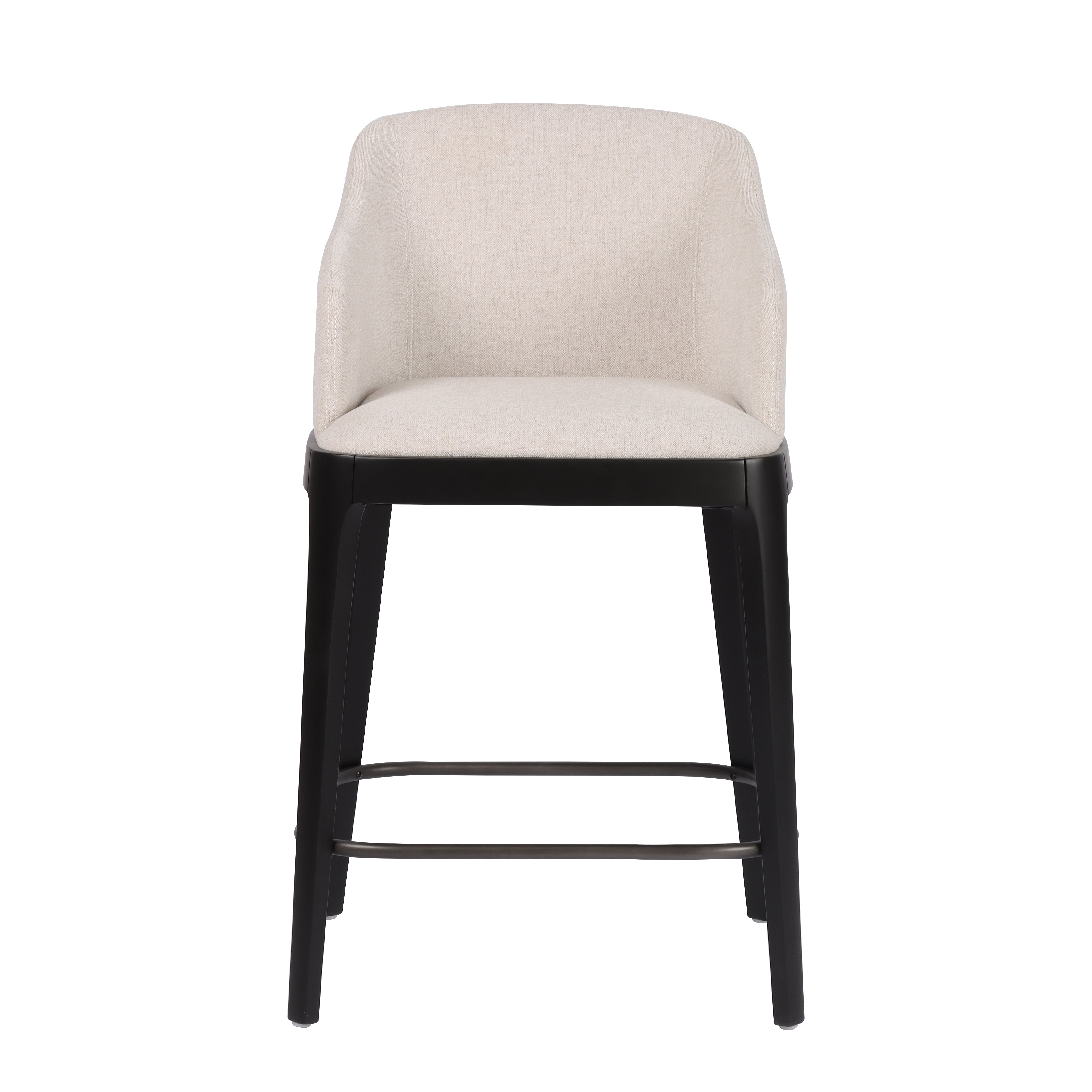 Lincoln Barstol (Beige Breezer/Svart)