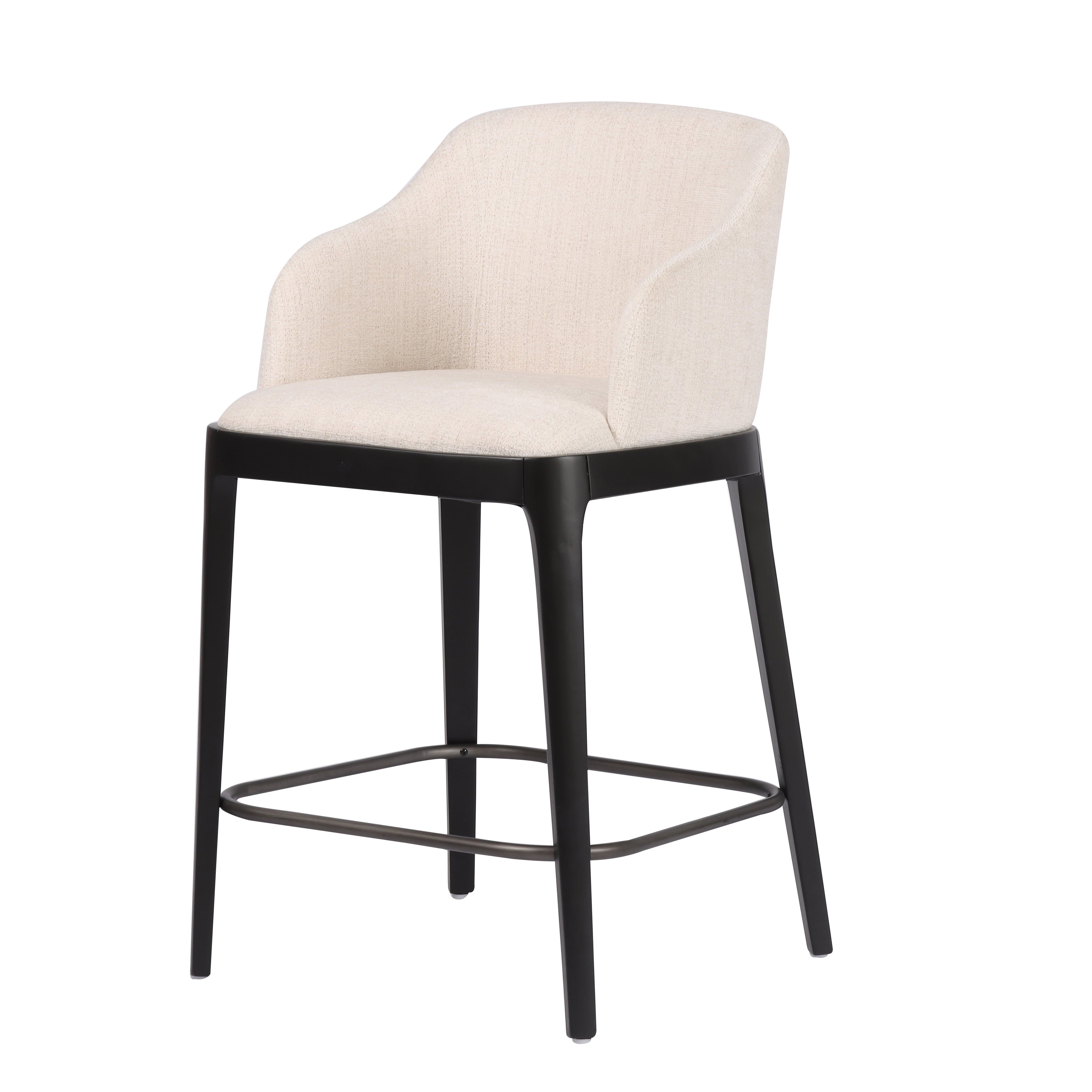 Lincoln Barstol (Natur/Svart)