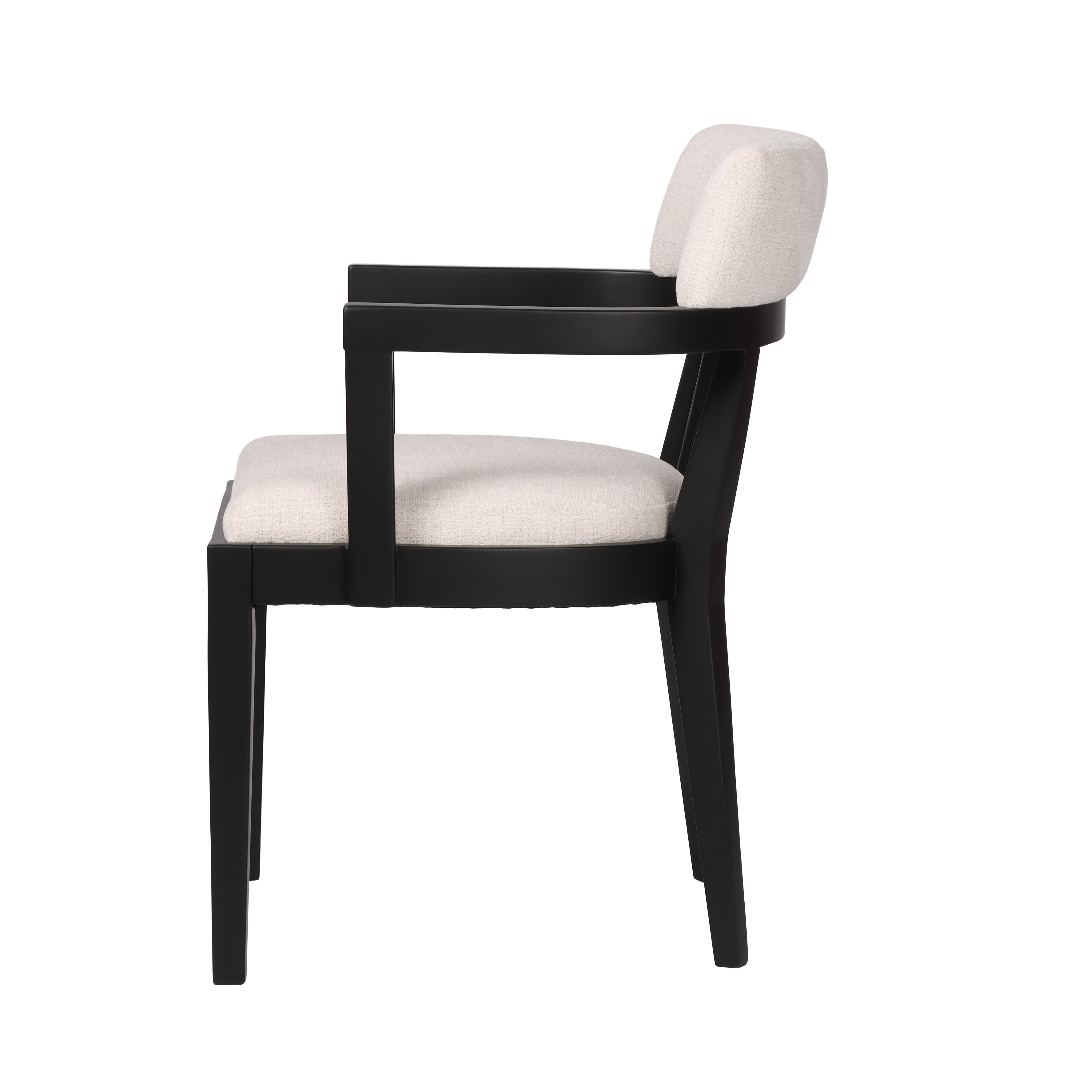 Portland Spisestol (Natur/Svart)