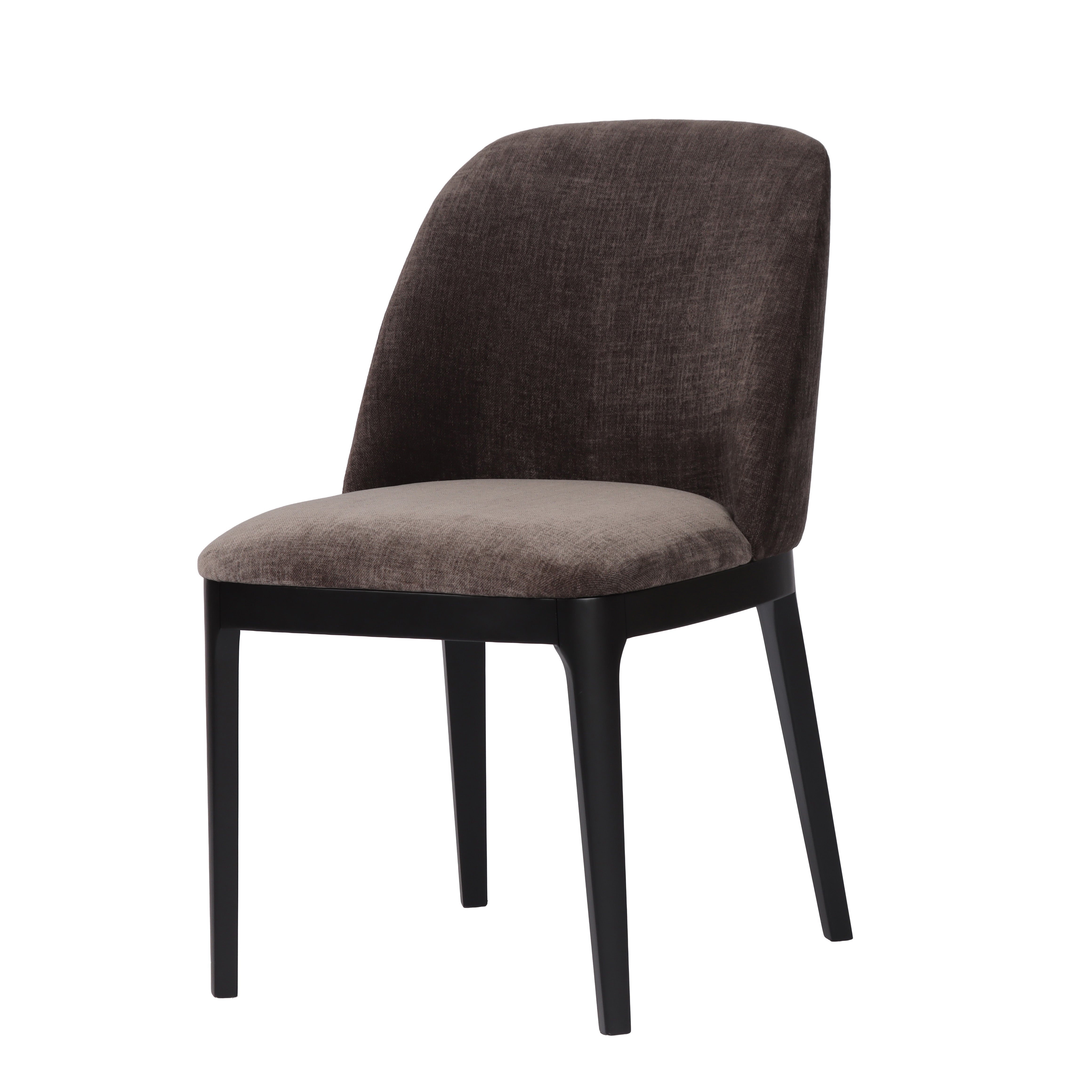 Capri Spisestol (Taupe Chenille/Svart)