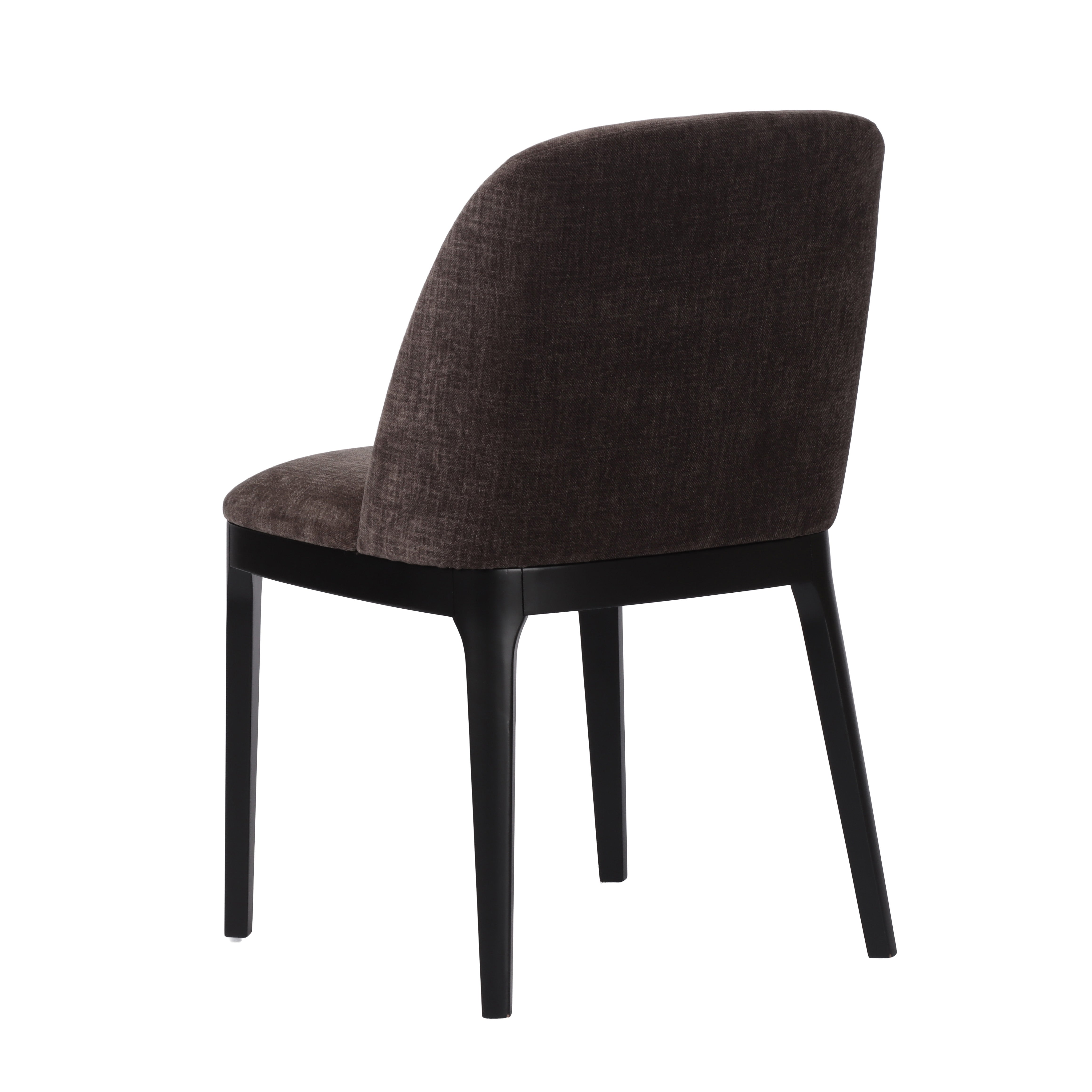 Capri Spisestol (Taupe Chenille/Svart)