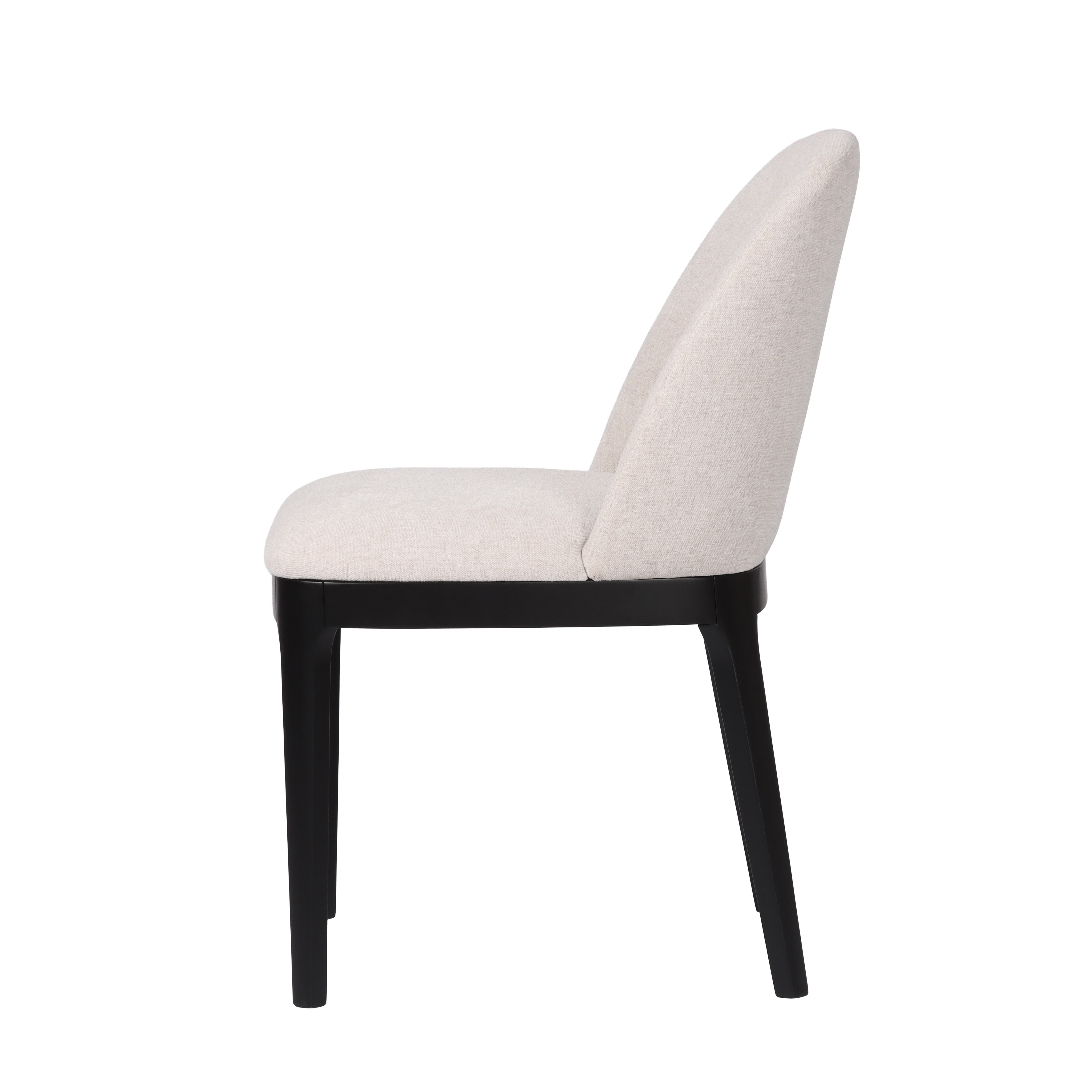 Capri Spisestol (Beige Breezer/Svart)