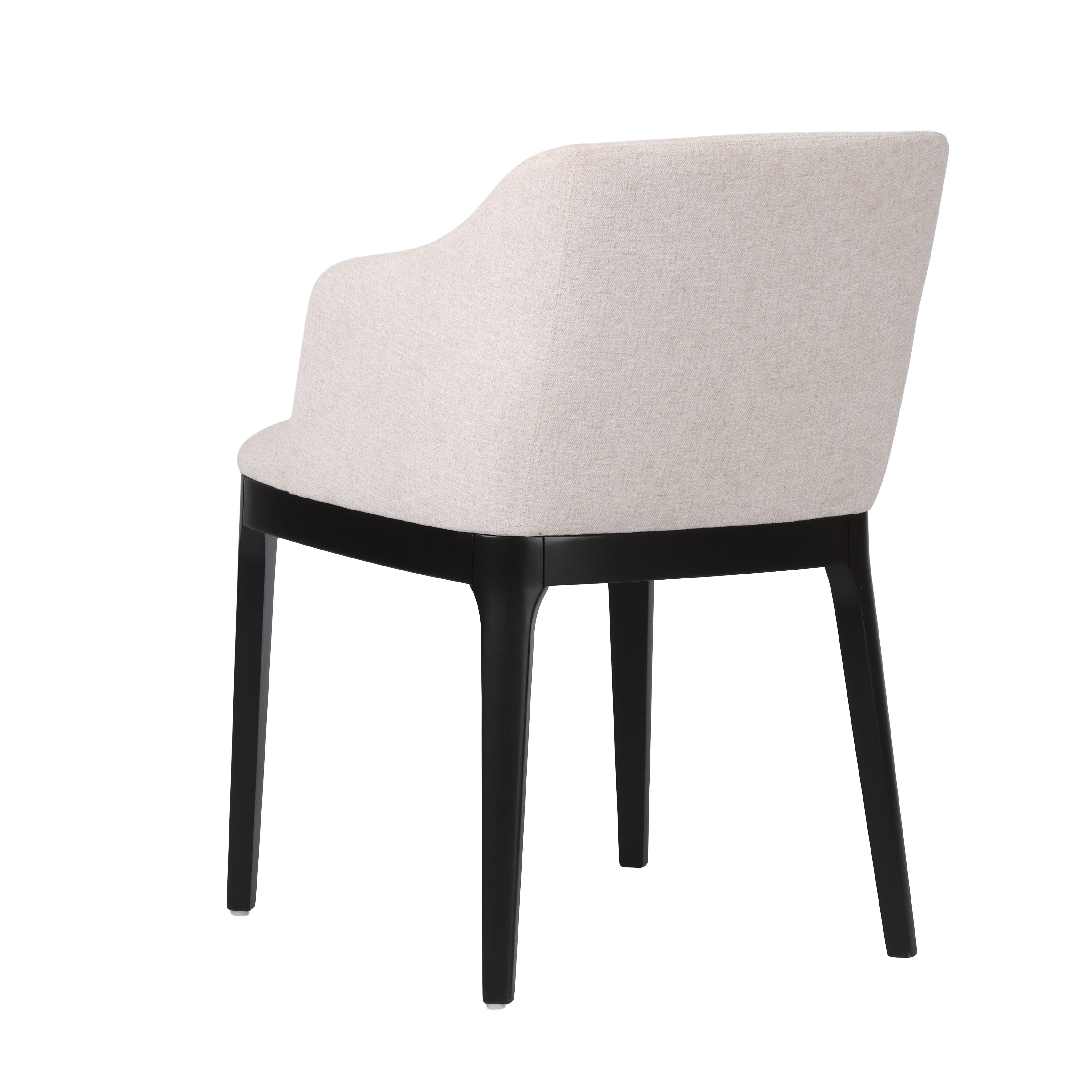 Harlow Spisestol (Beige Breezer/ Svart)