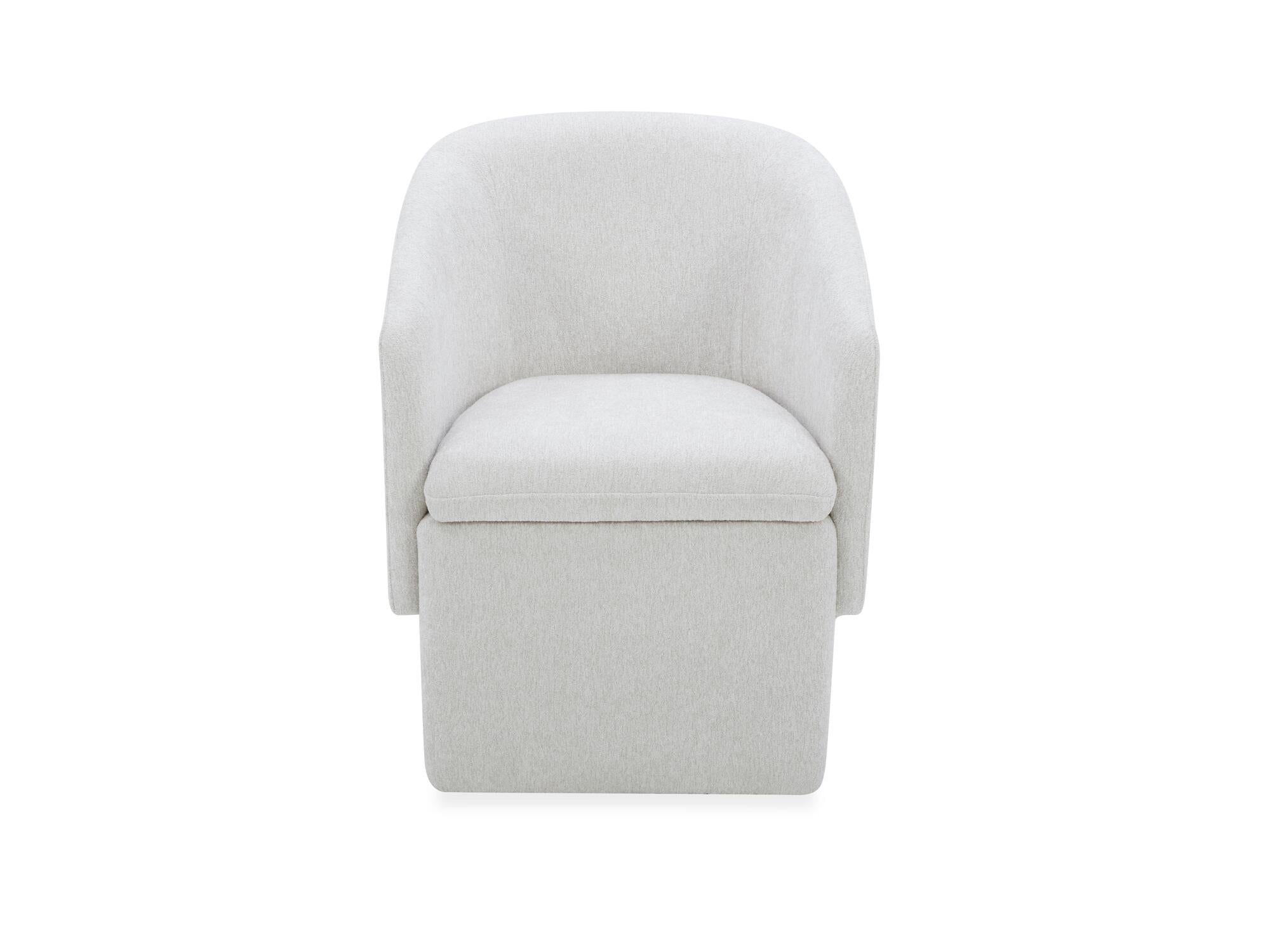 Kingston Spisestol m/hjul (Bibury White)
